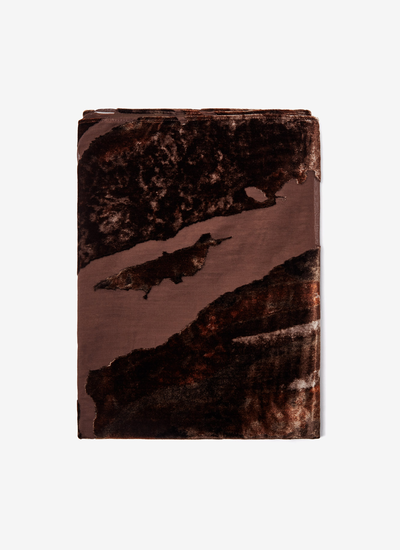 Foulard with mineral devoré image number 0