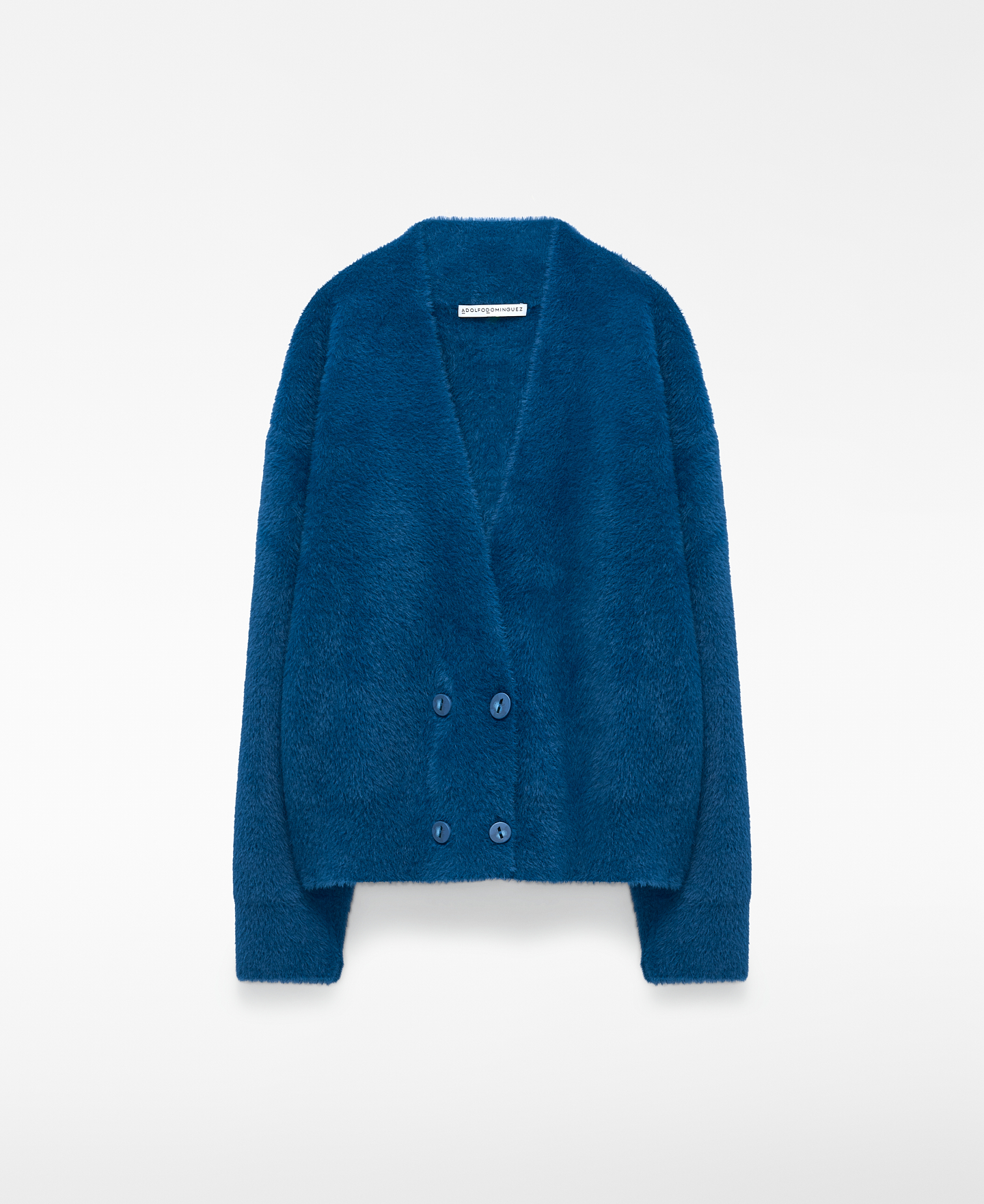Cross-front furry jacket image number 4