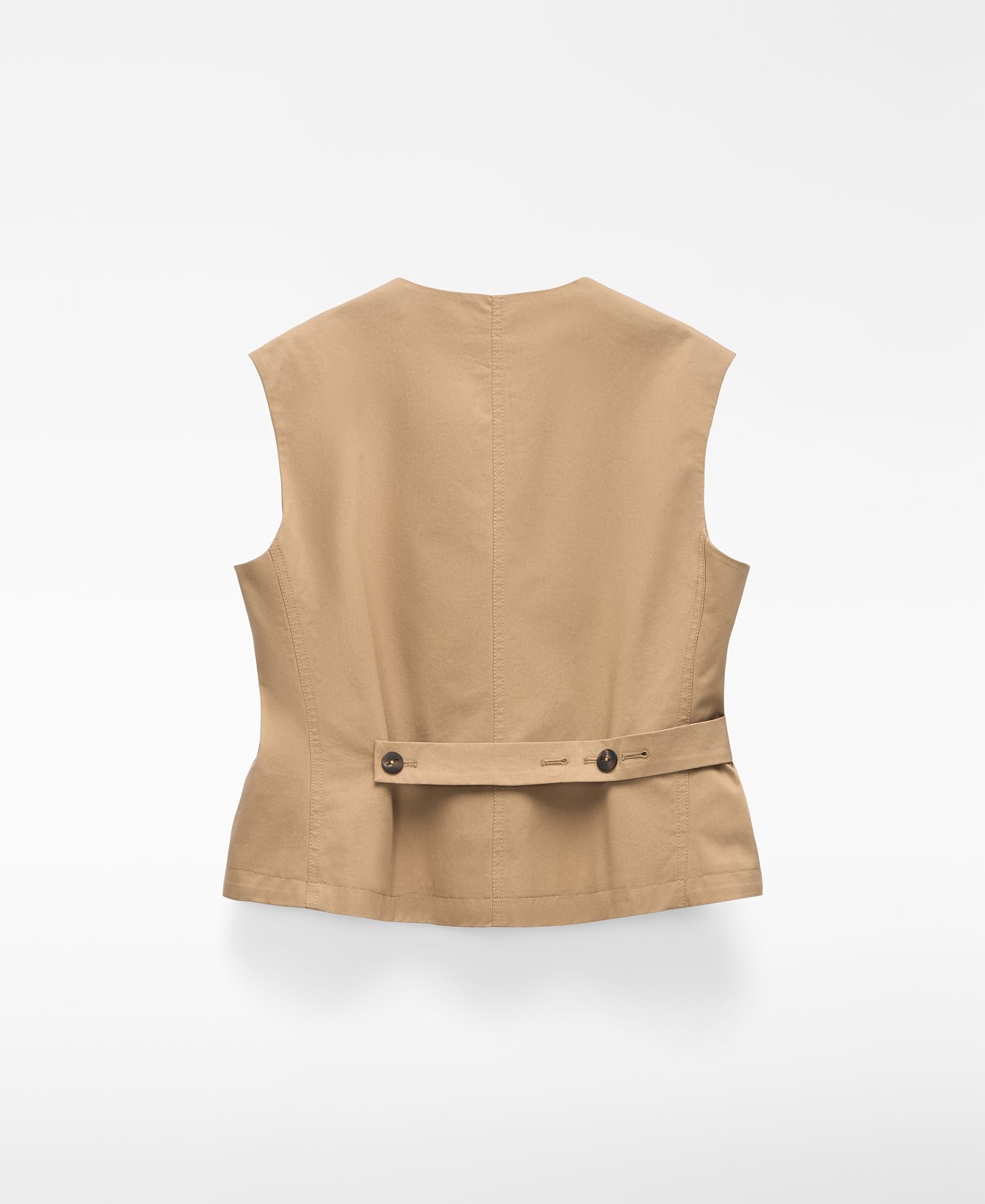 Chaleco sastre trabilla algod&oacute;n org&aacute;nico image number 5