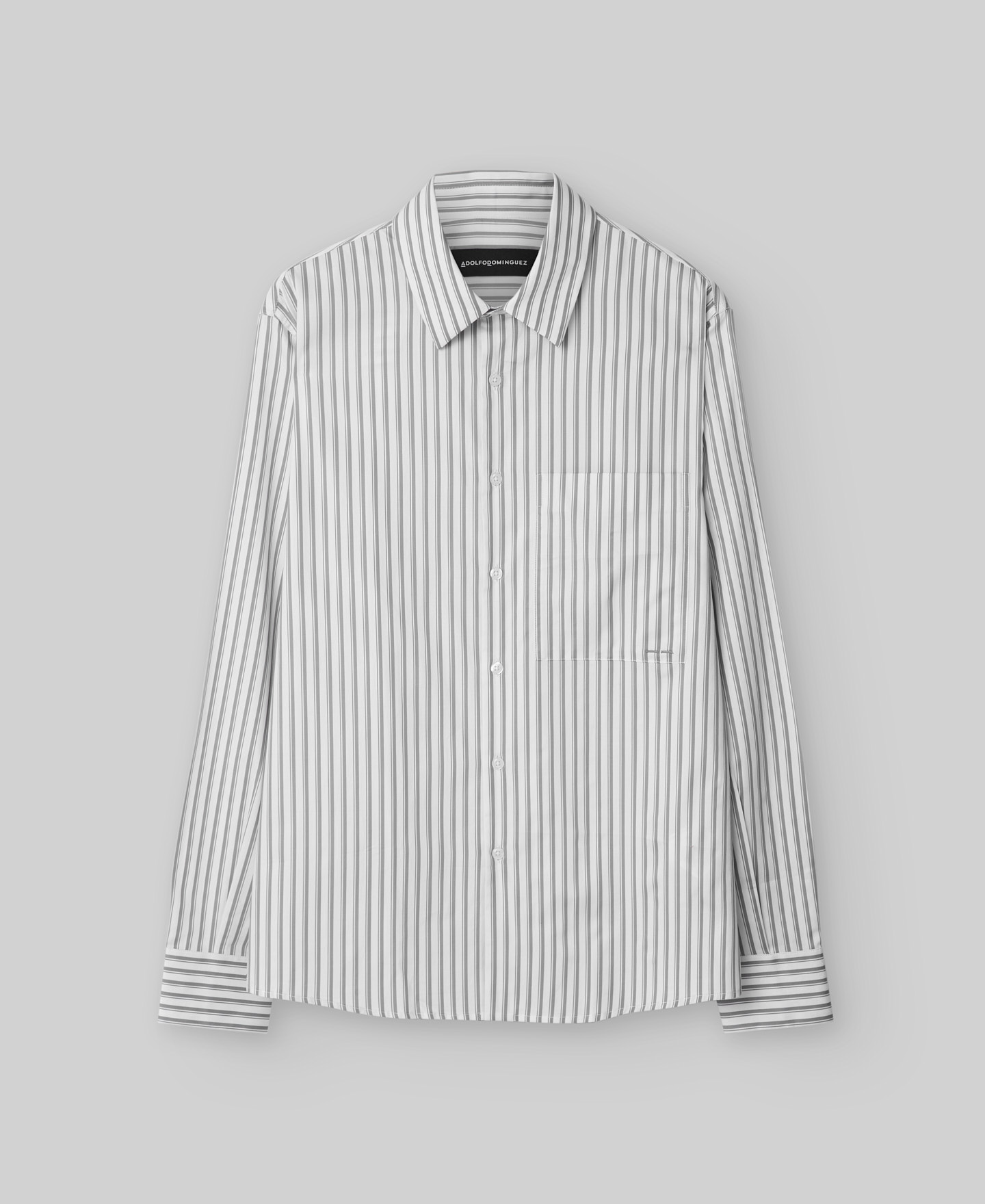 Camisa rayas algod&oacute;n hombre image number 0