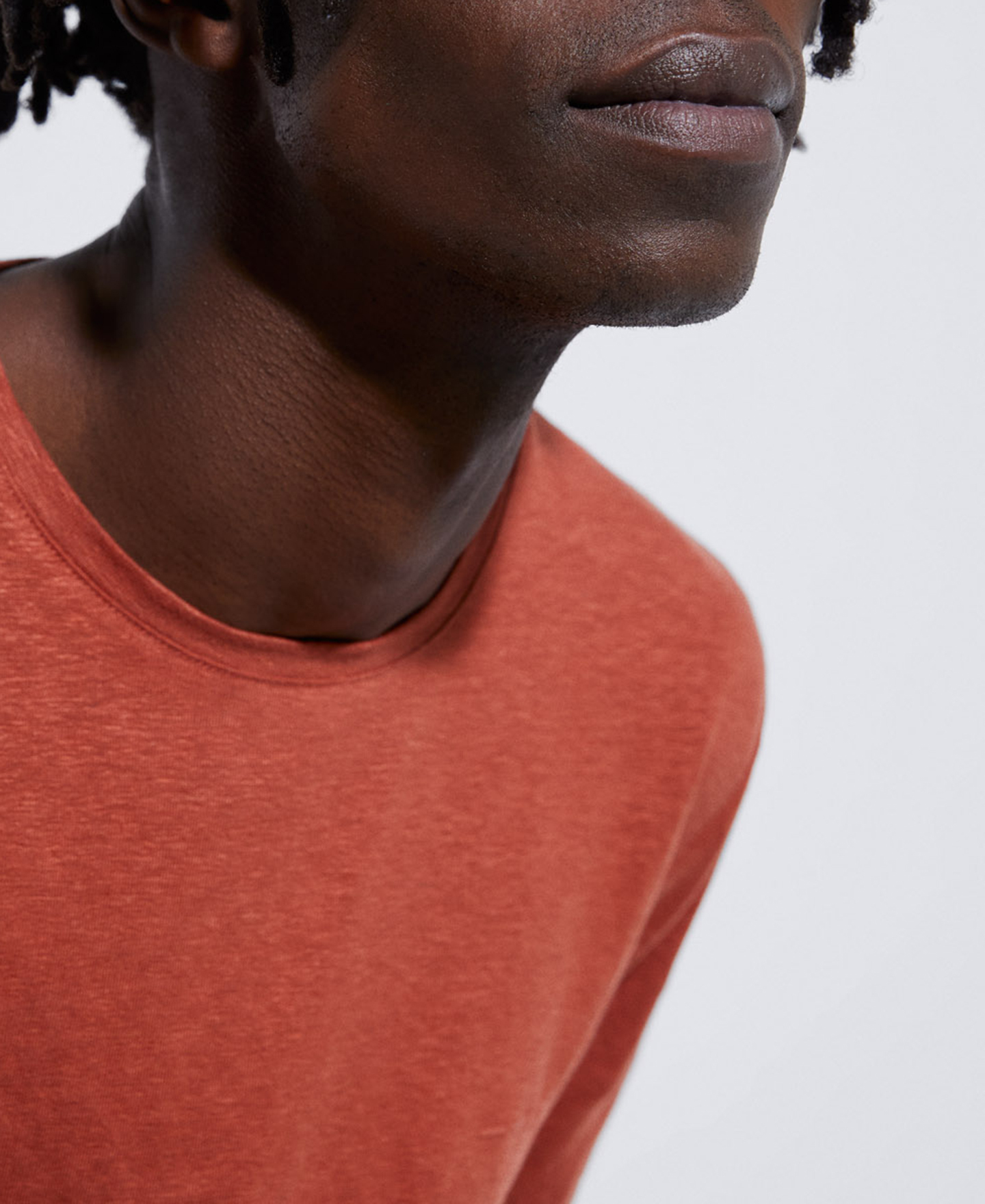 半袖麻Tシャツ image number 3