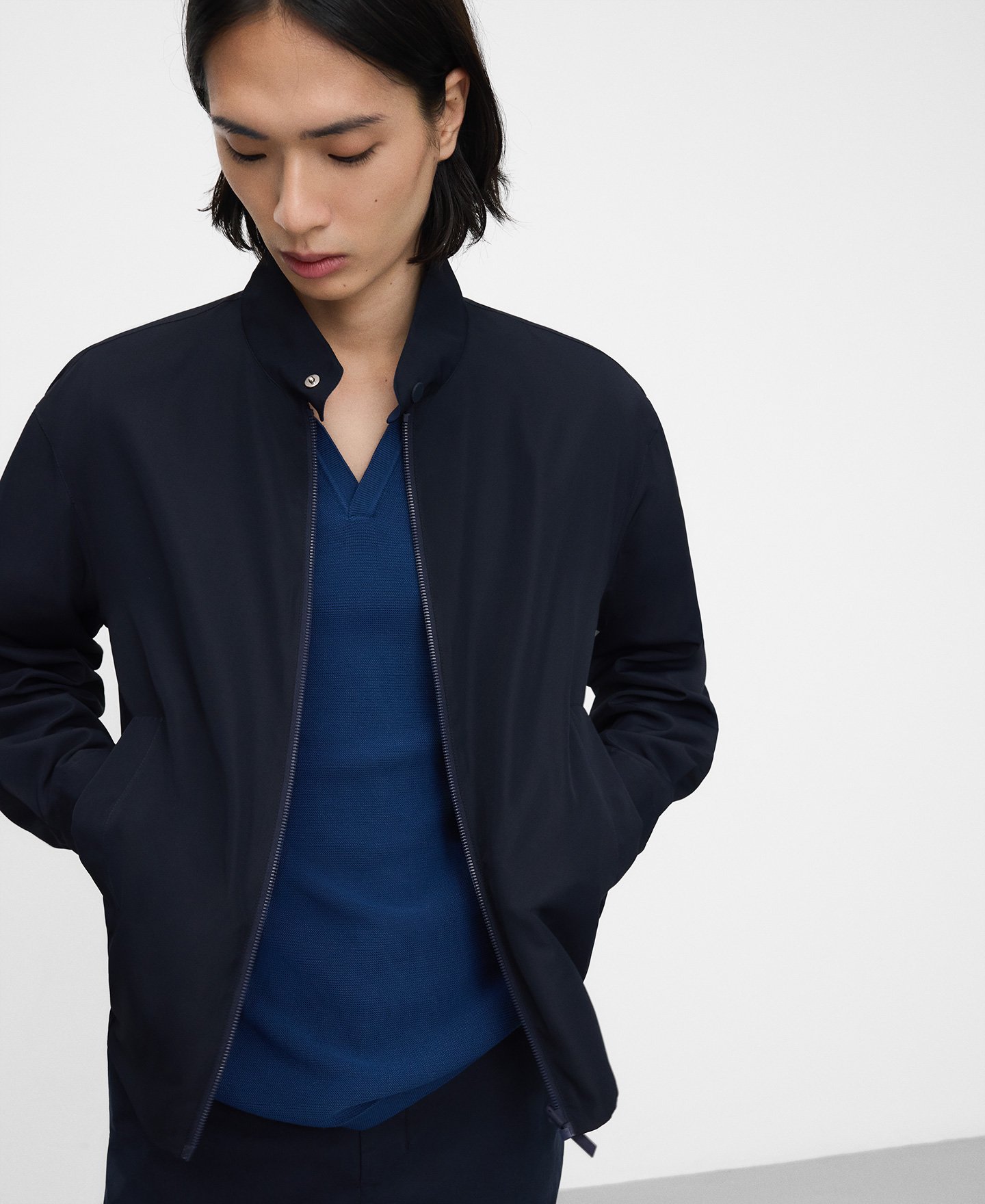 Nylon reversible jacket image number 4