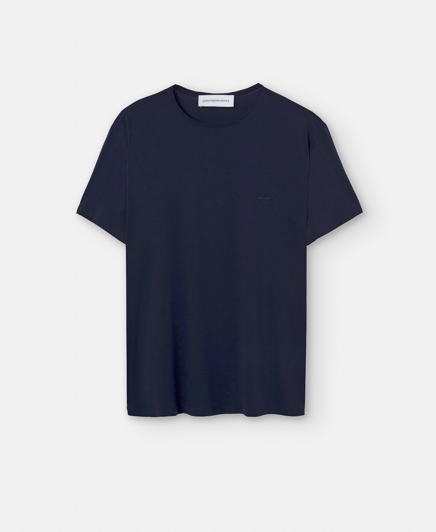 Lyocell crew neck t-shirt image number 4