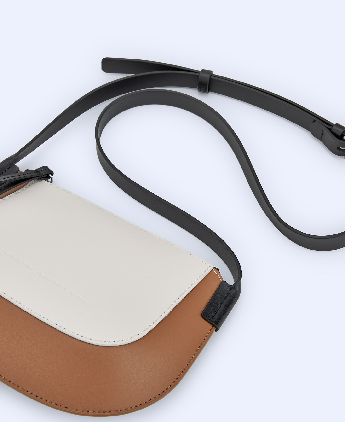 Three-colour leather mini shoulder bag image number 2