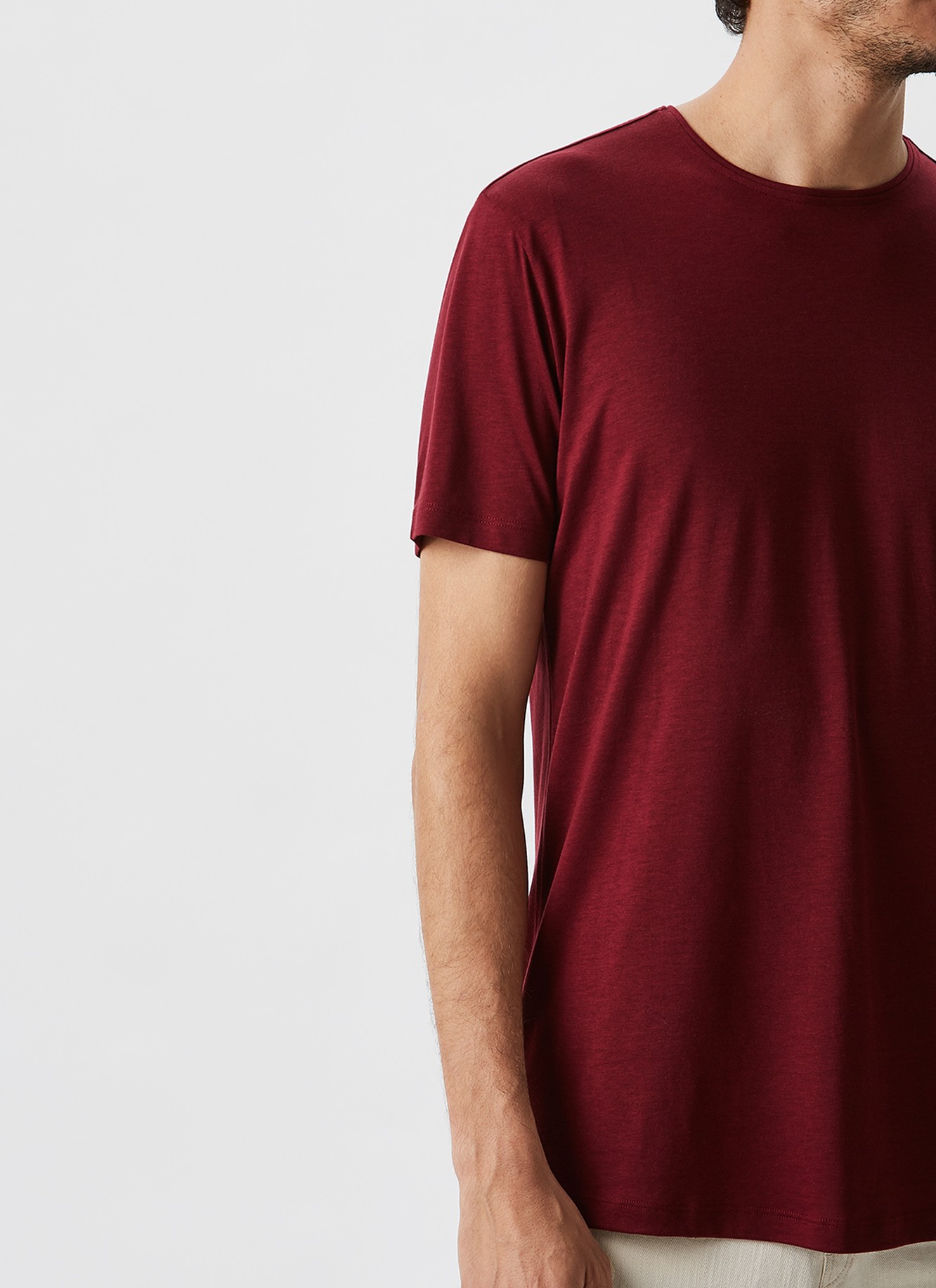 Regular fit lyocell t-shirt image number 0