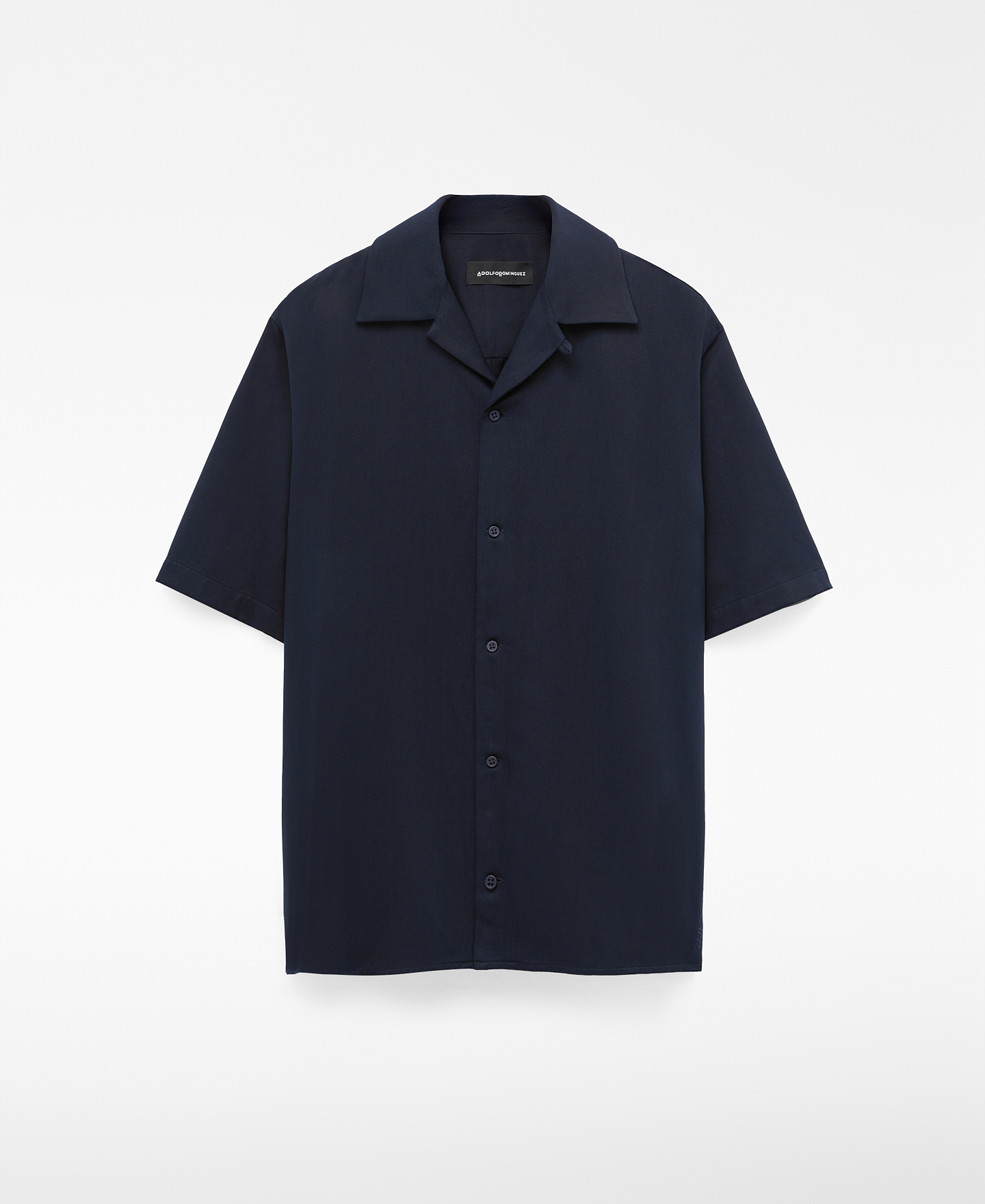 Camisa oversize cuello bowling lyocell image number 4