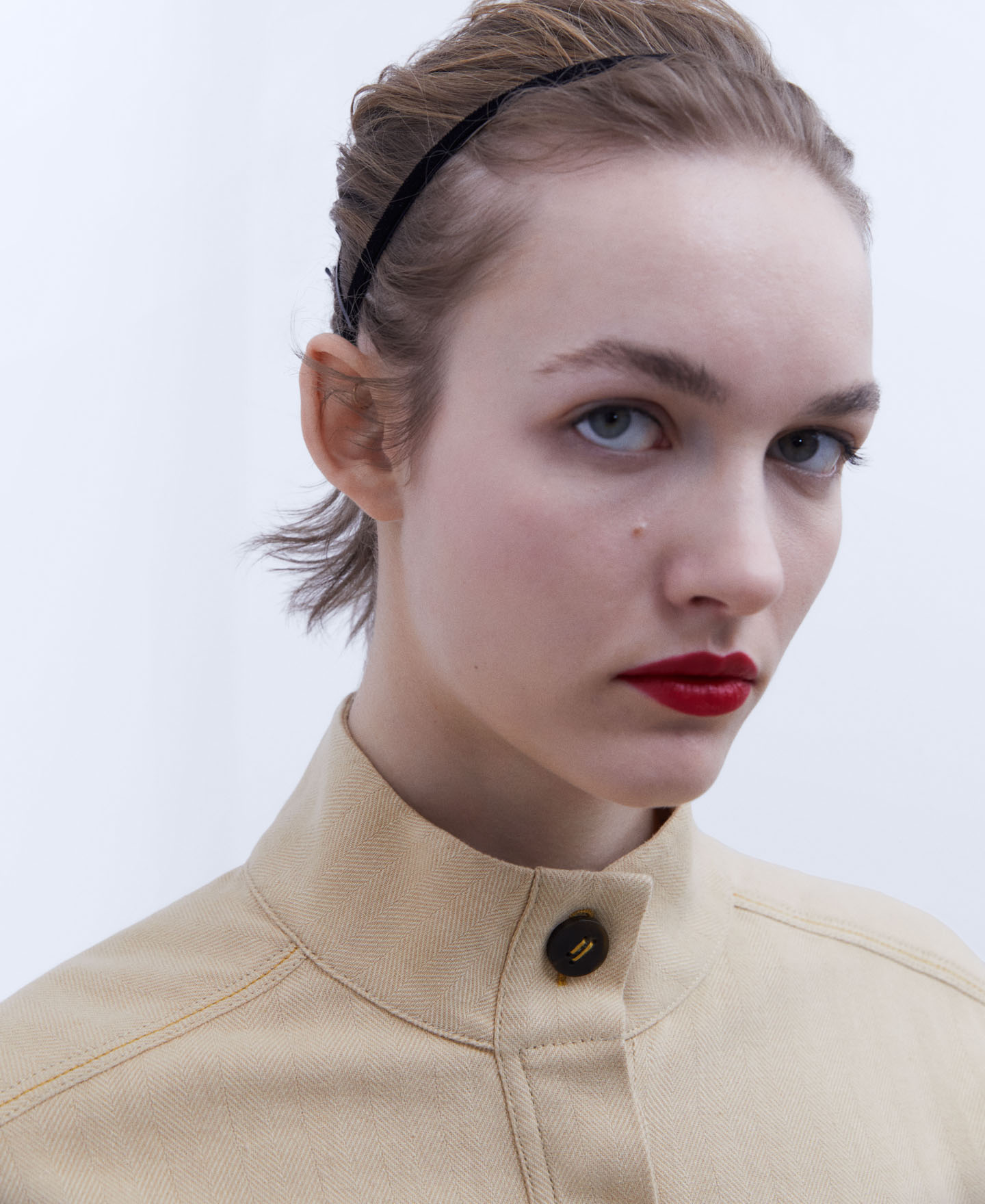 Short jacket in cotton and linen image number 3