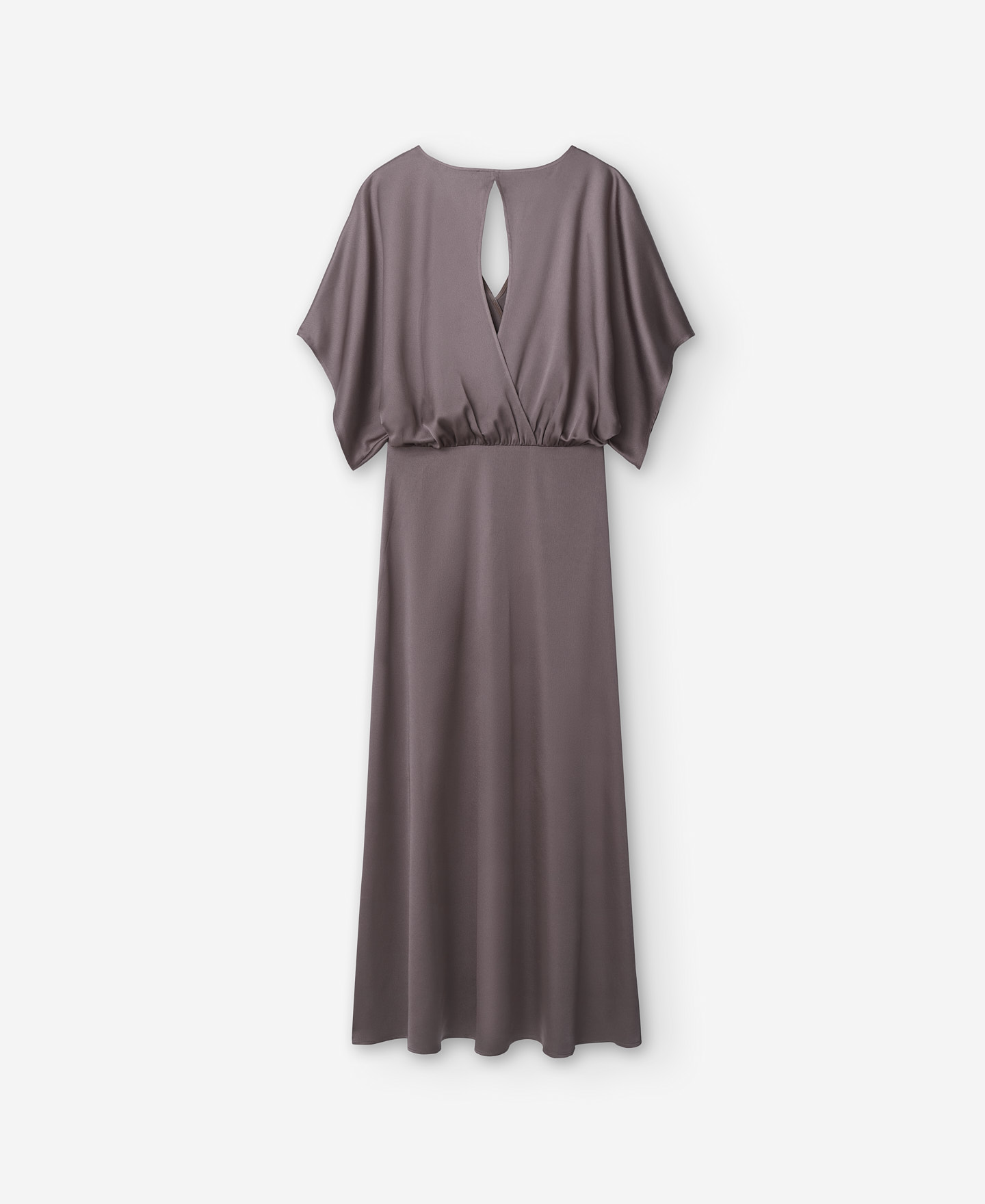 Crossover neckline cocktail dress image number 5