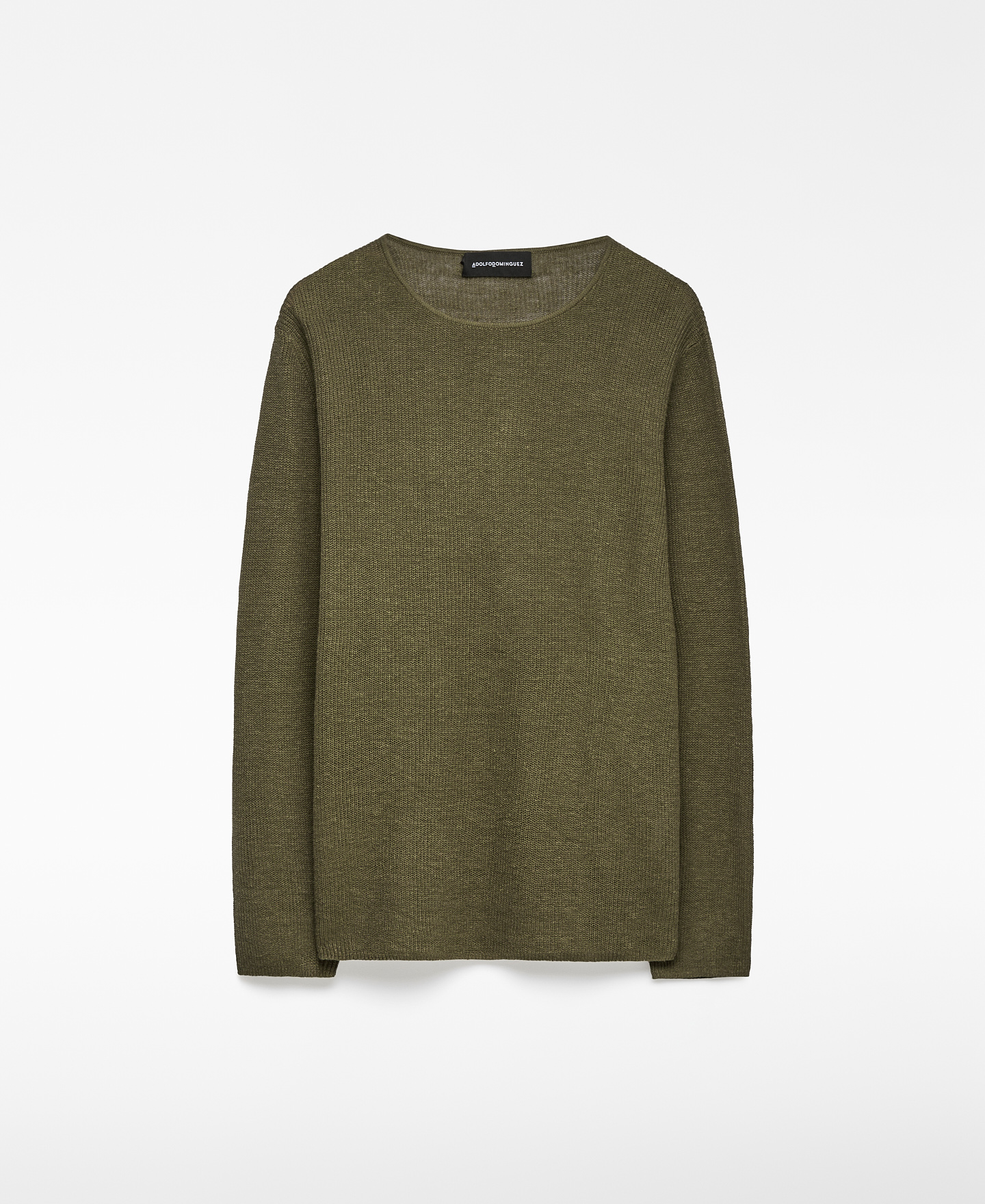 Jersey regular fit punto lino hombre image number 4
