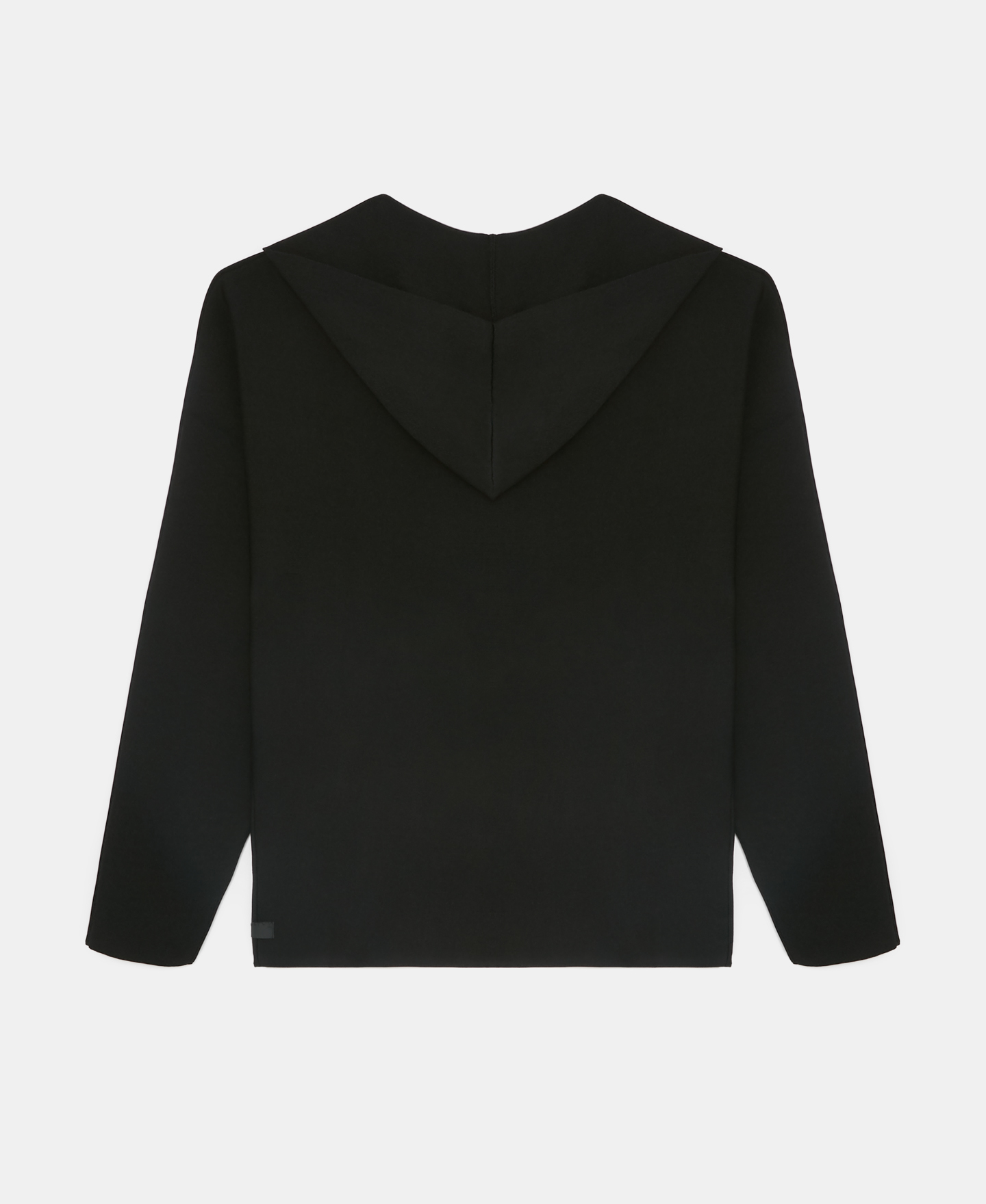 Viscose knitted hoodie image number 5