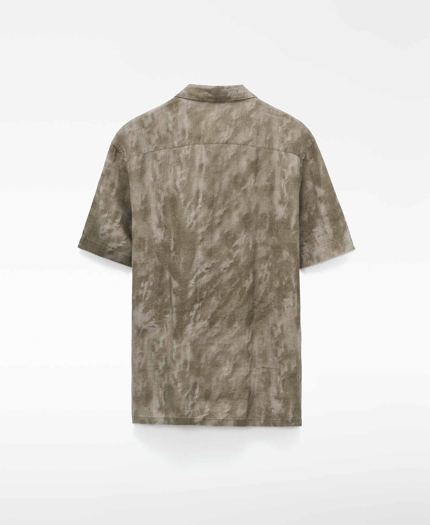 Camisa regular fit tie dye lino europeo image number 1