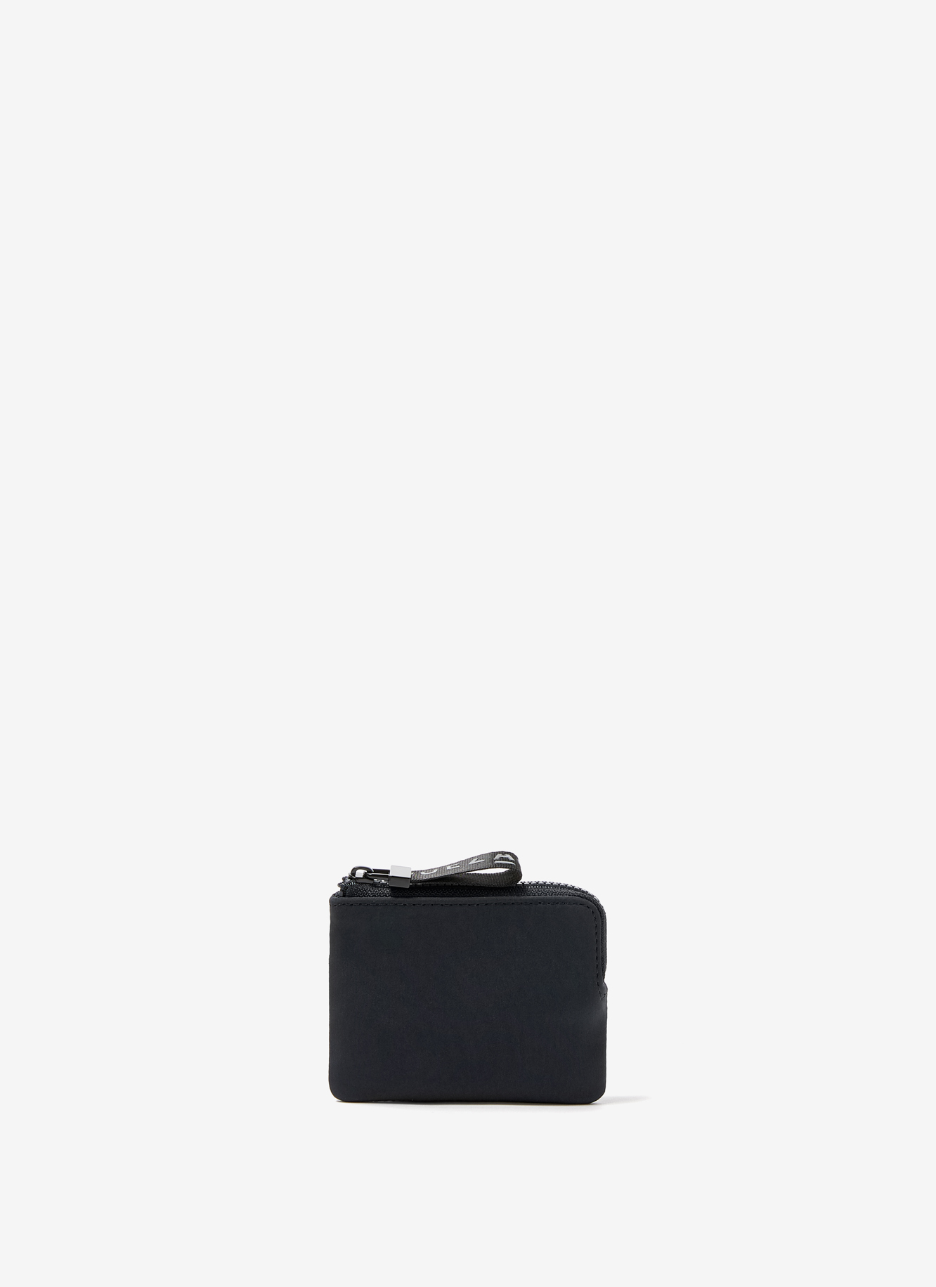 Nylon coin holder with logoed puller image number 0