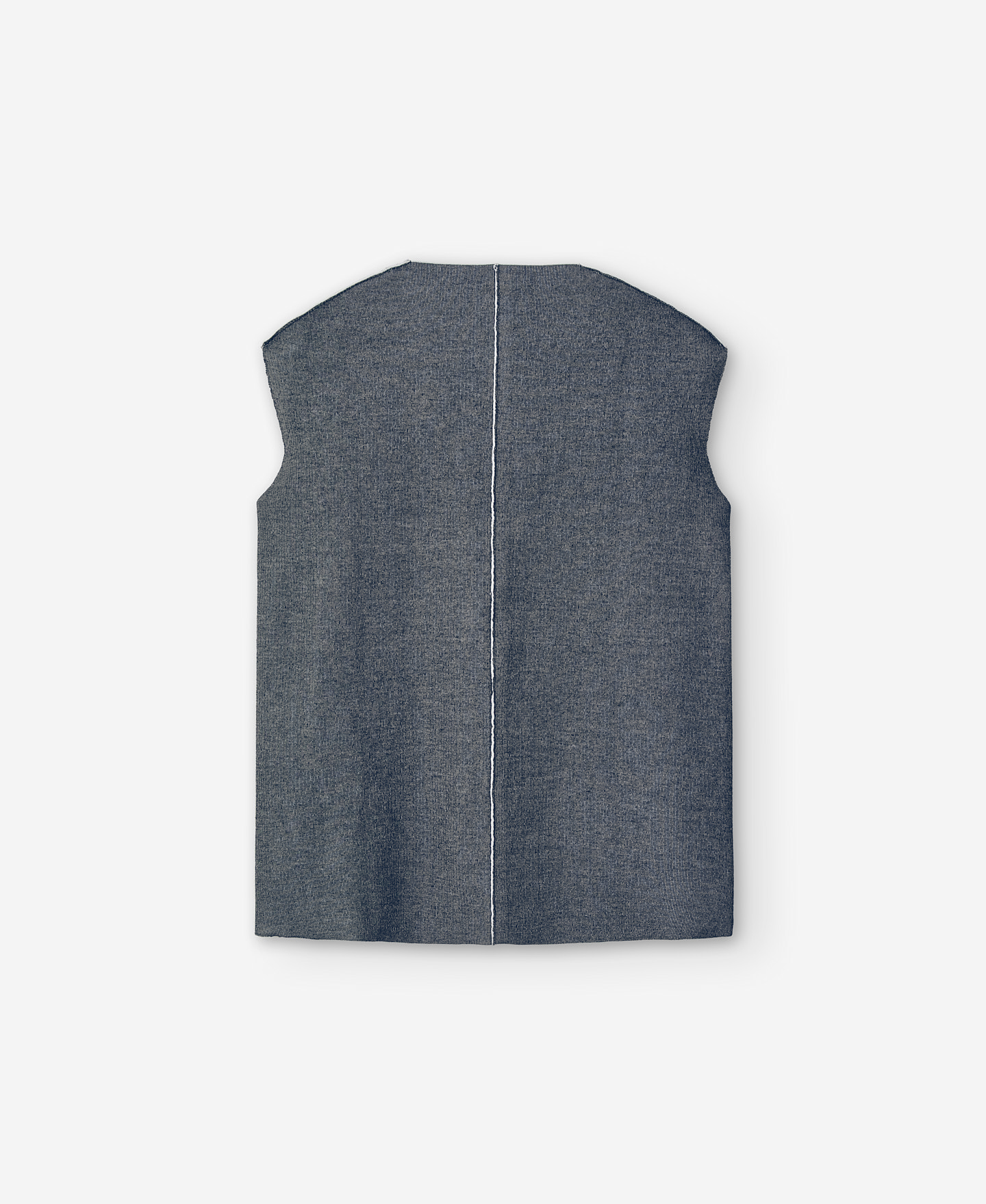 Two-tone knitted waistcoat image number 5