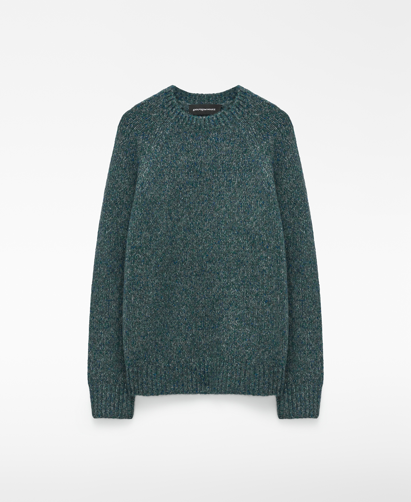 Pull en maille chin&eacute;e &agrave; manches raglan image number 4