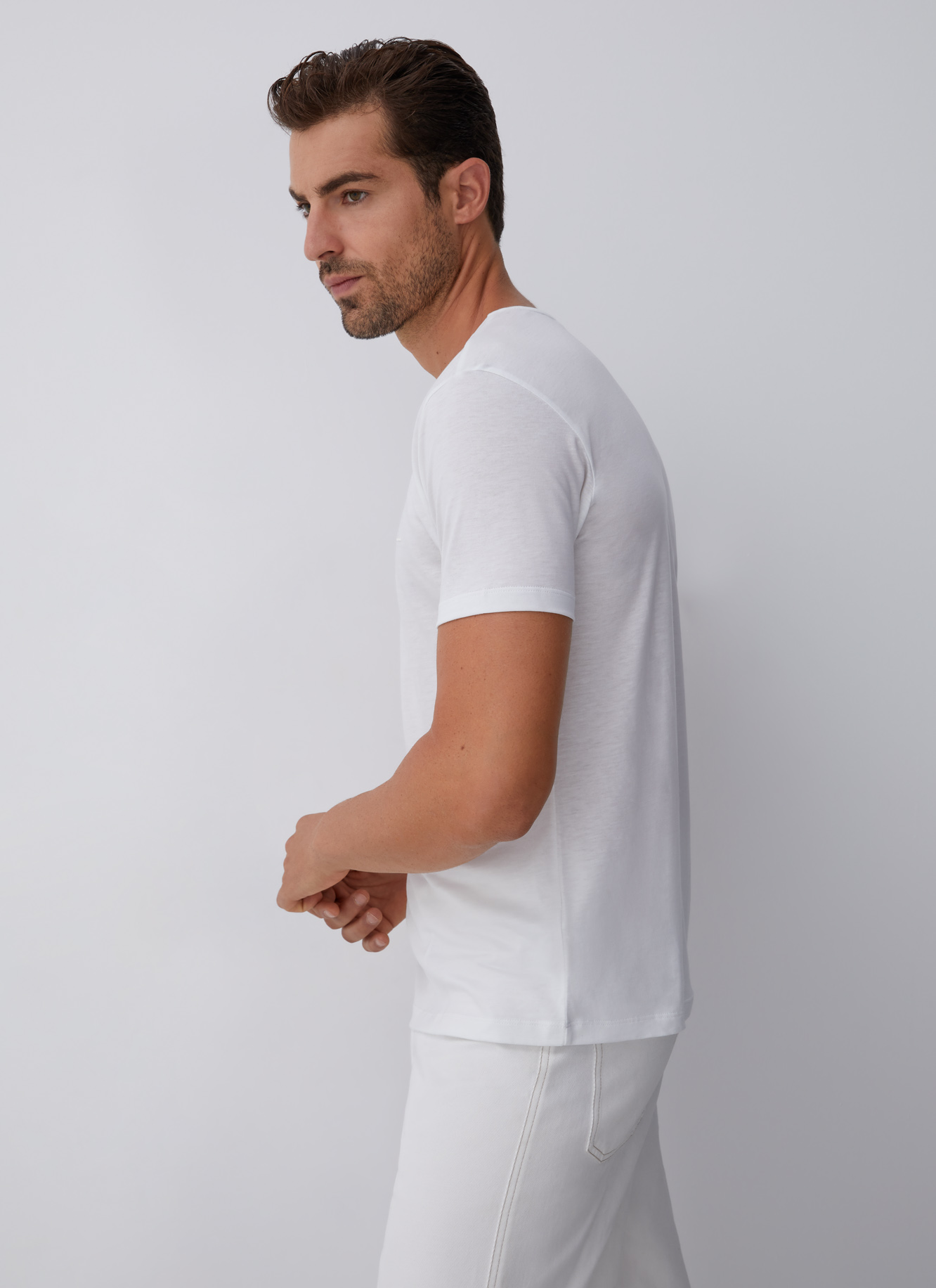 Lyocell and cotton t-shirt image number 4