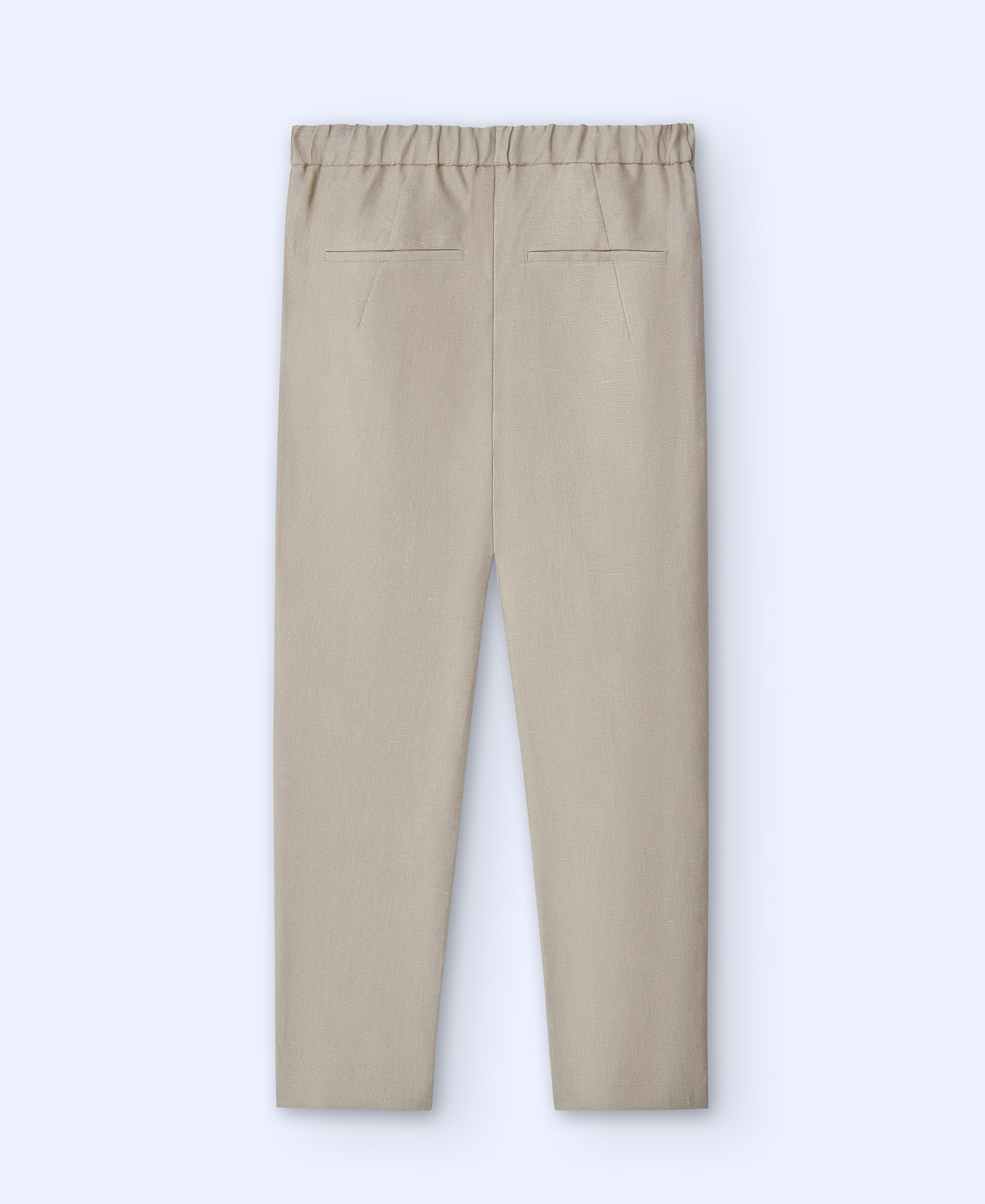 European linen straight trousers image number 7