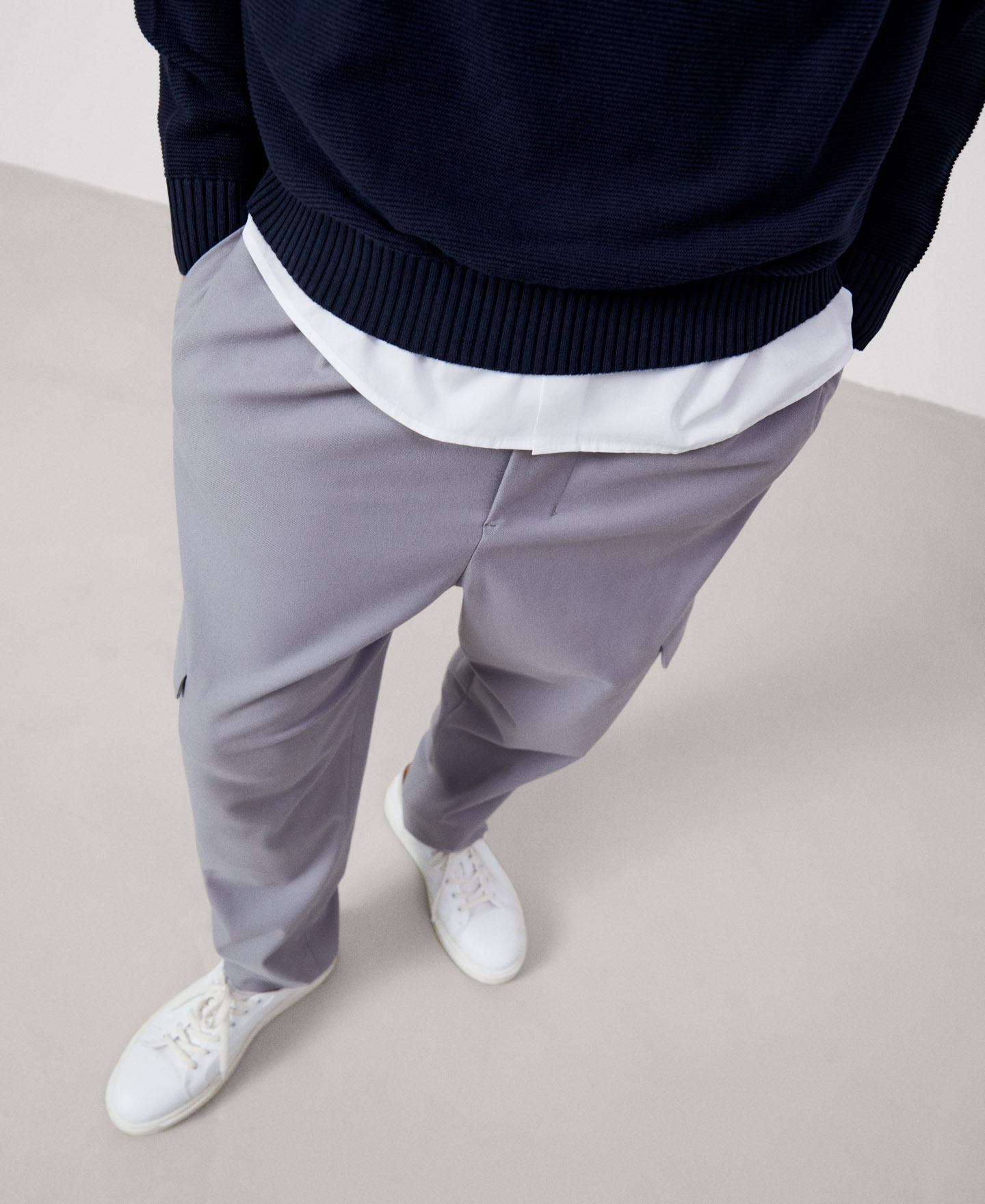 Cotton crew neck sweater image number 5