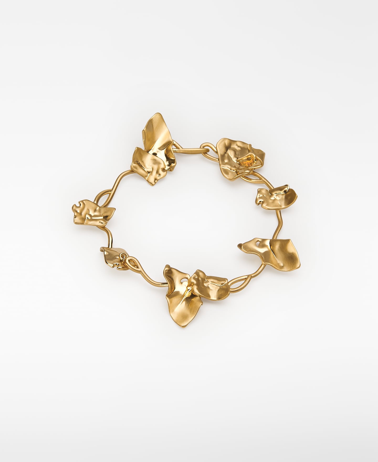 Metallarmband mit Blume image number 0