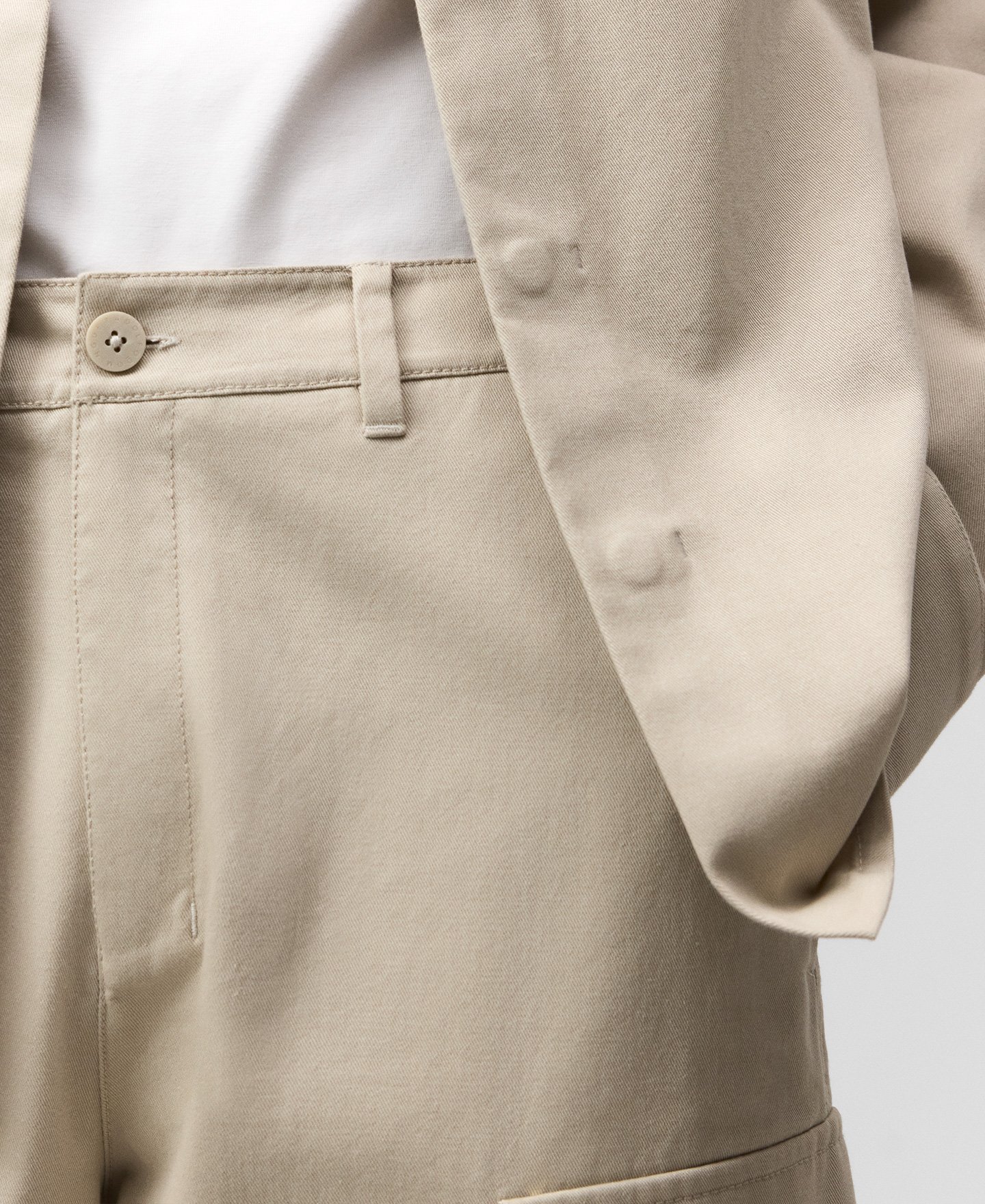 Pantalón cargo barrel fit hombre image number 3