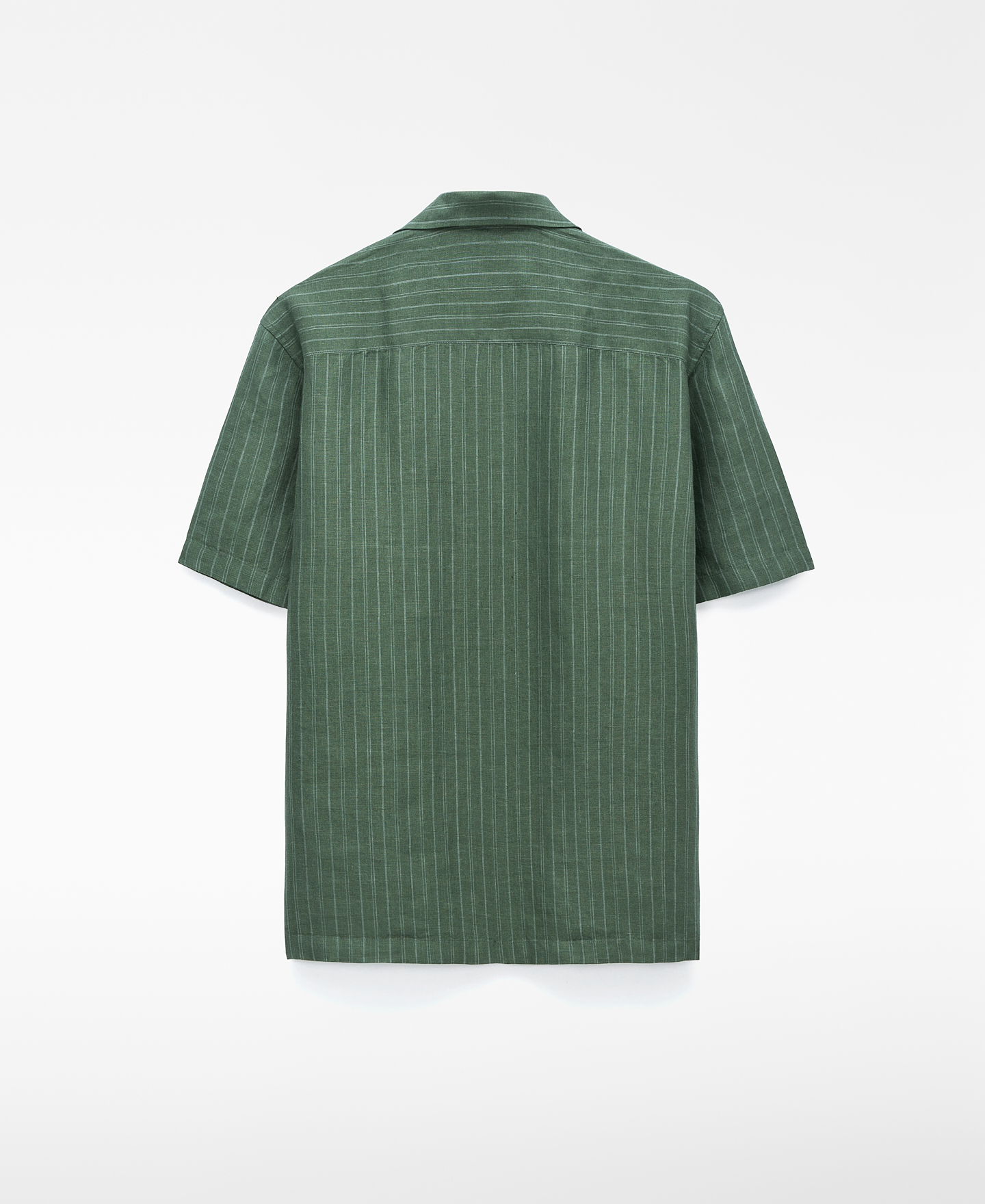 Hemd mit Bowlingkragen, gestreift, aus europ&auml;ischem Leinen image number 5