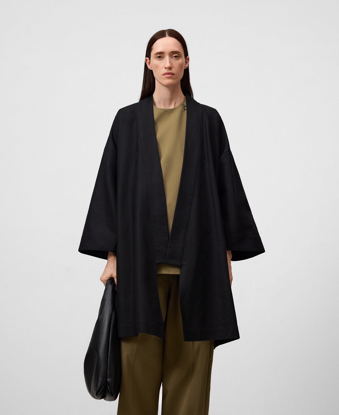 Kimono con canesú desplegable mujer image number 0