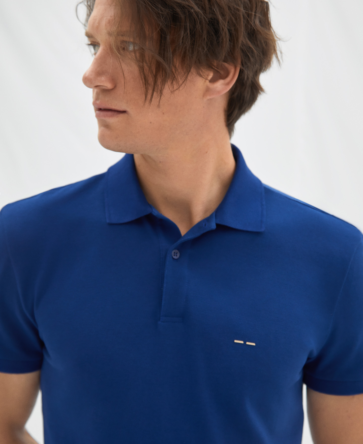 Cotton pique polo shirt image number 3