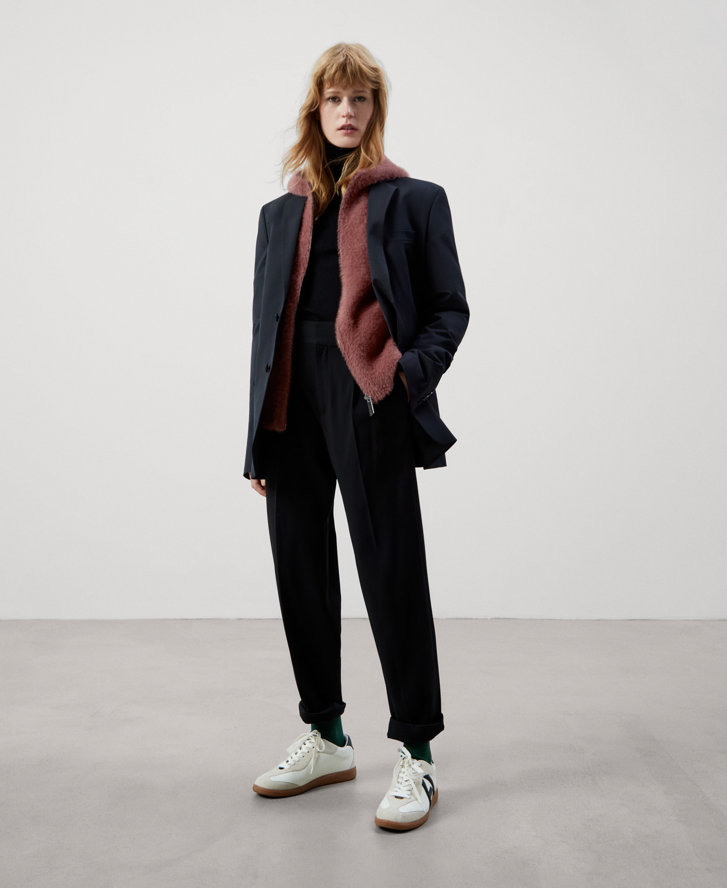 Nylon hooded jacket image number 1