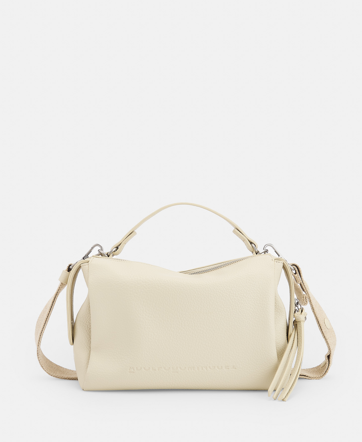 Recycled material medium shoulder bag image number 0