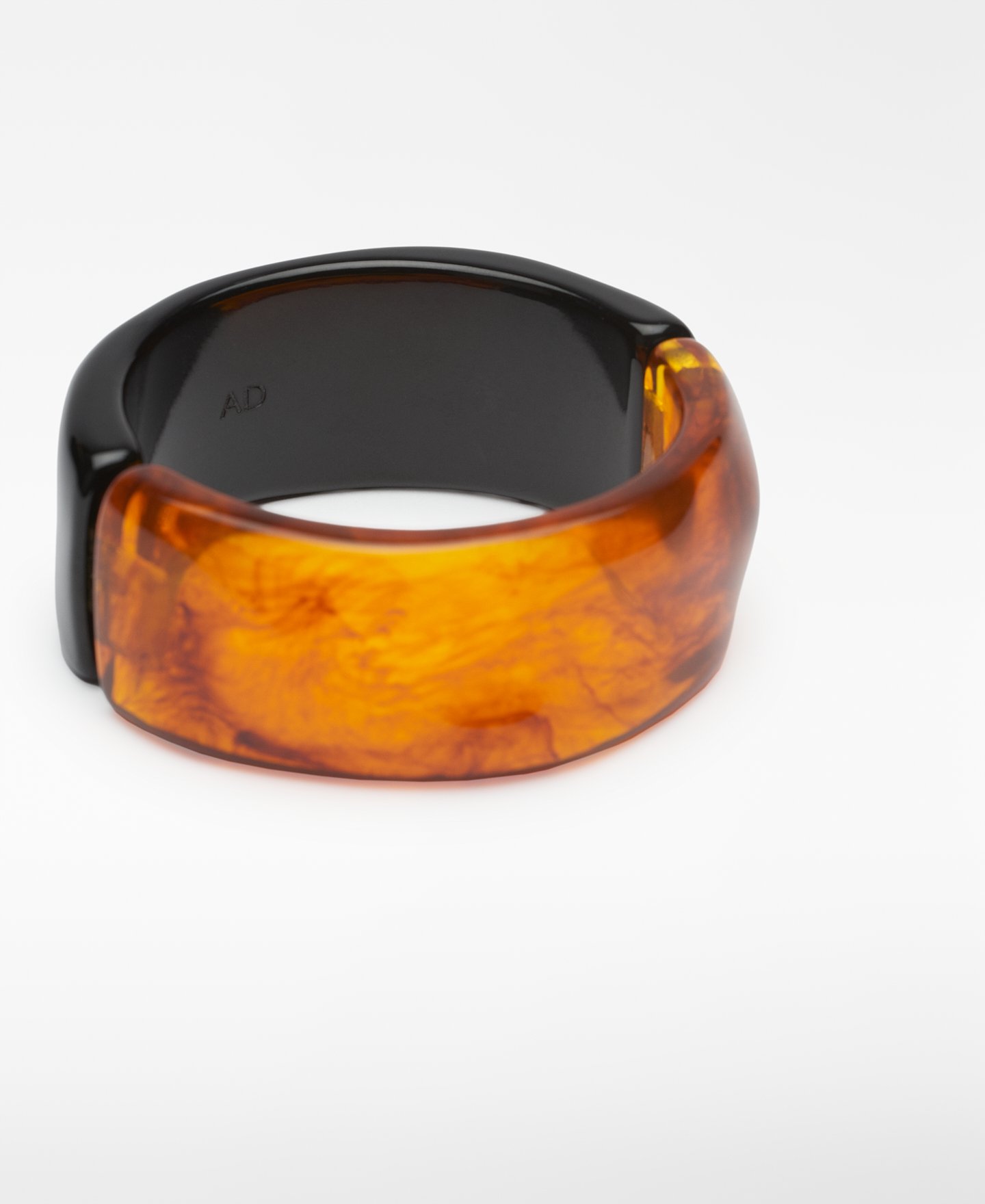 Two-tone resin rigid bracelet image number 1