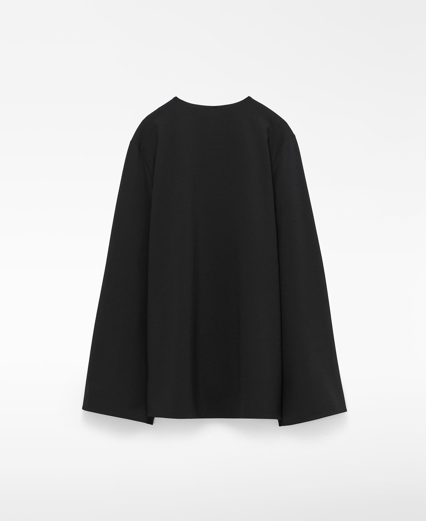 A-line top with concealed button closure image number 5