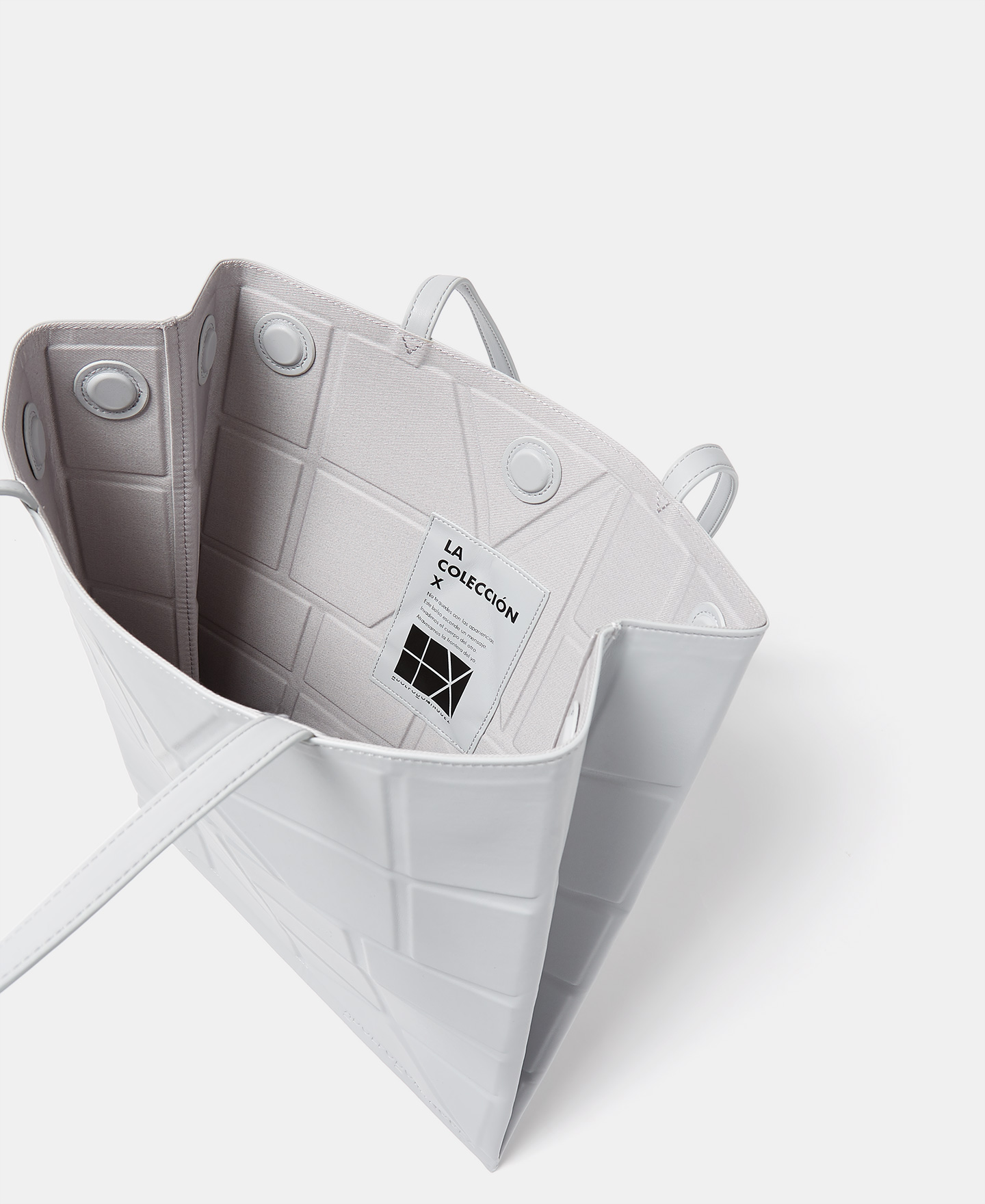 Mini crossbody bag with geometric lines image number 2