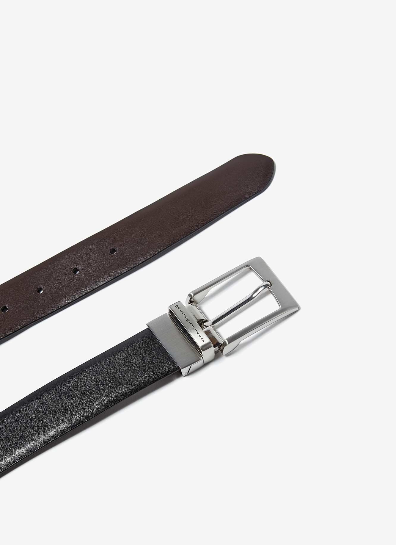 Reversible bovine leather belt image number 2