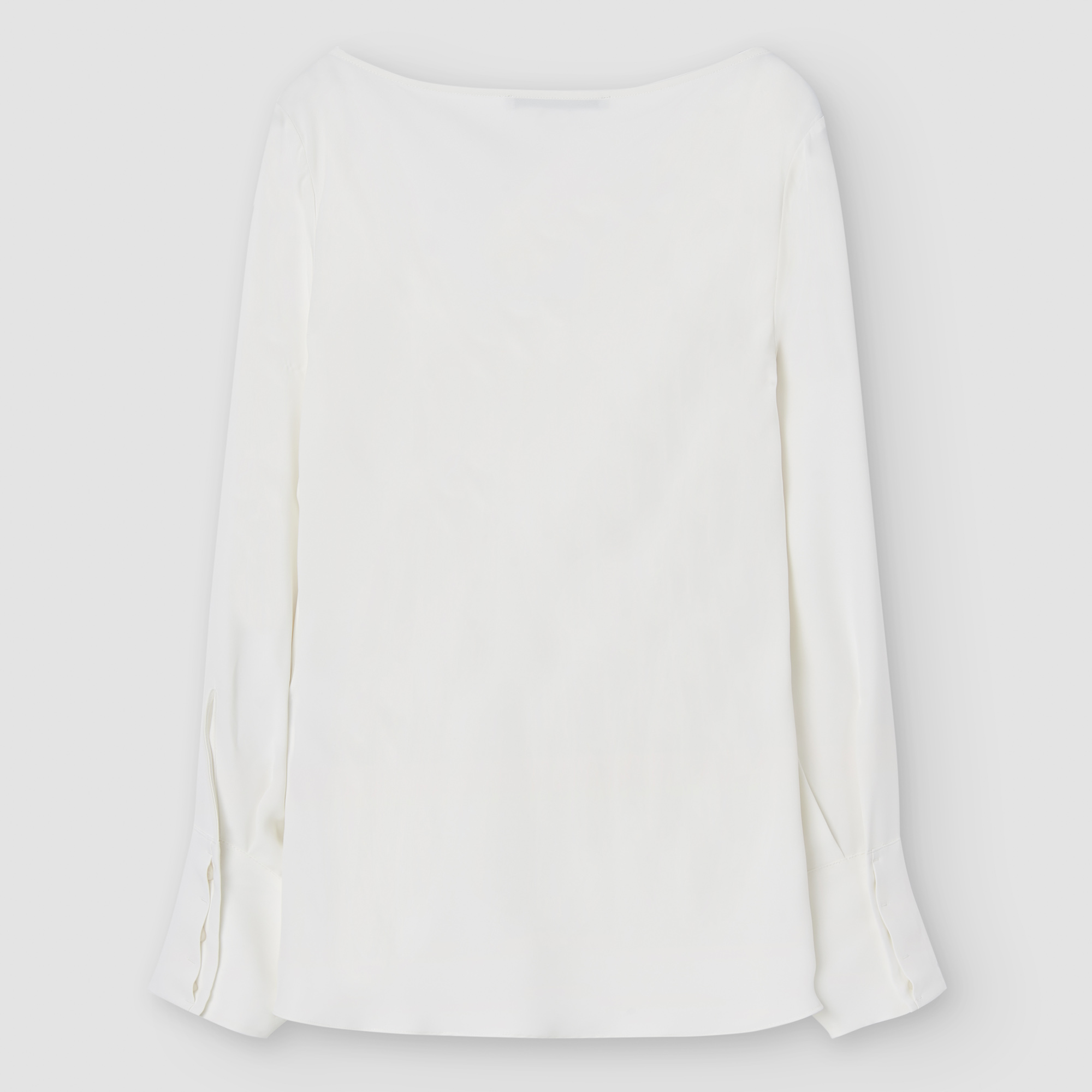 Recycled materials draped blouse image number 5