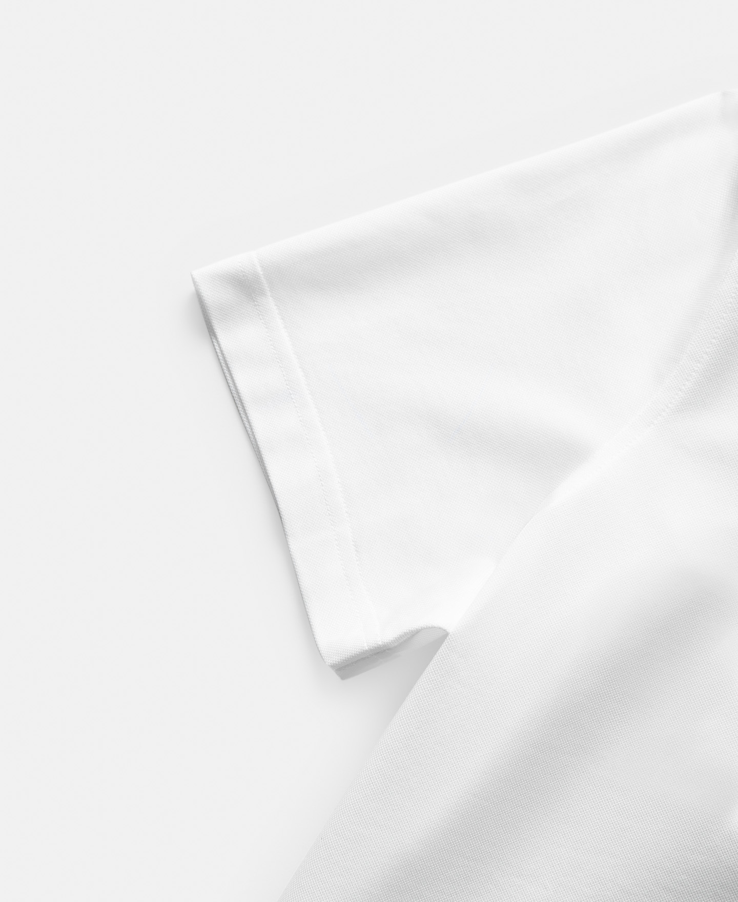 Polo cuello camisero blanco image number 6