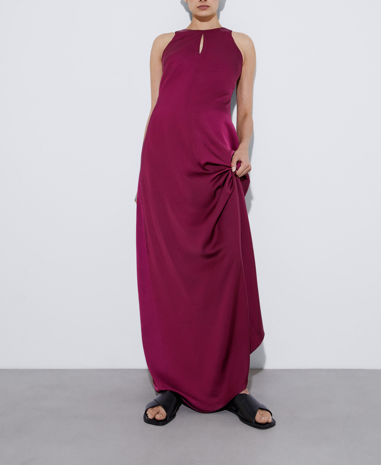 Open back long dress image number 0
