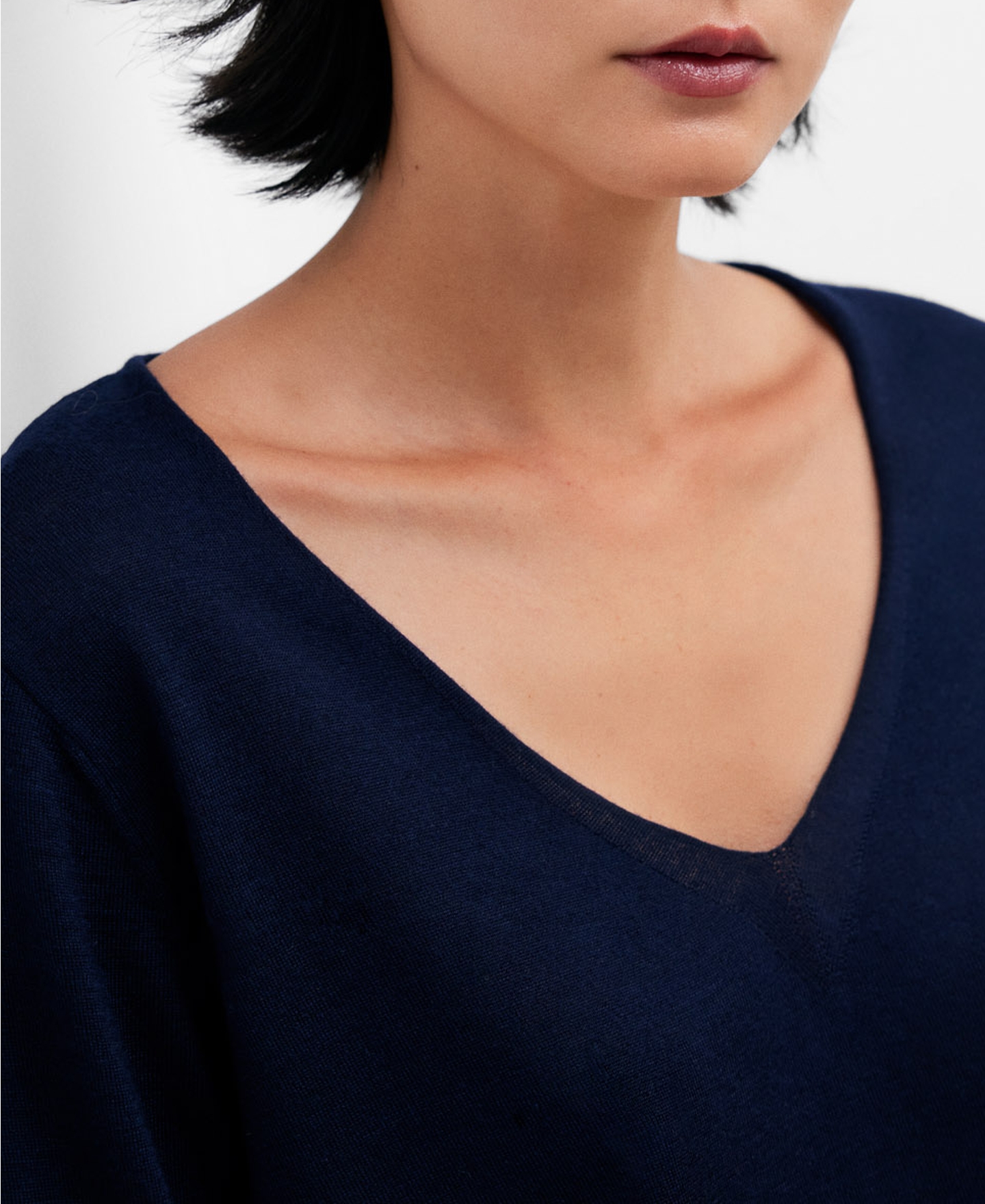 Camiseta lana merino mujer image number 3