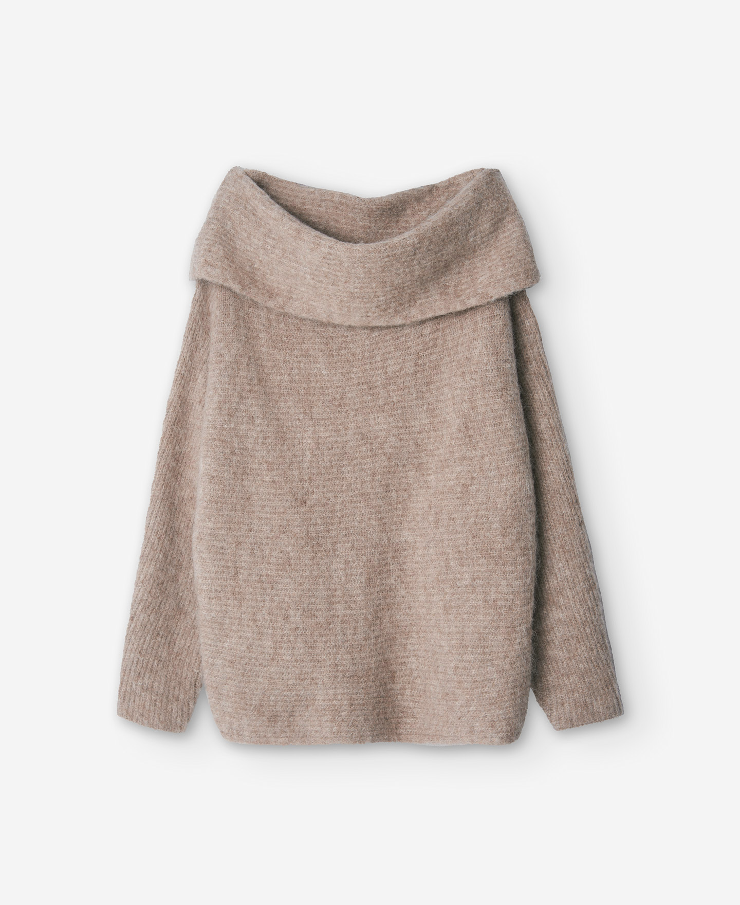 Knitted sweater in alpaca fabric image number 4