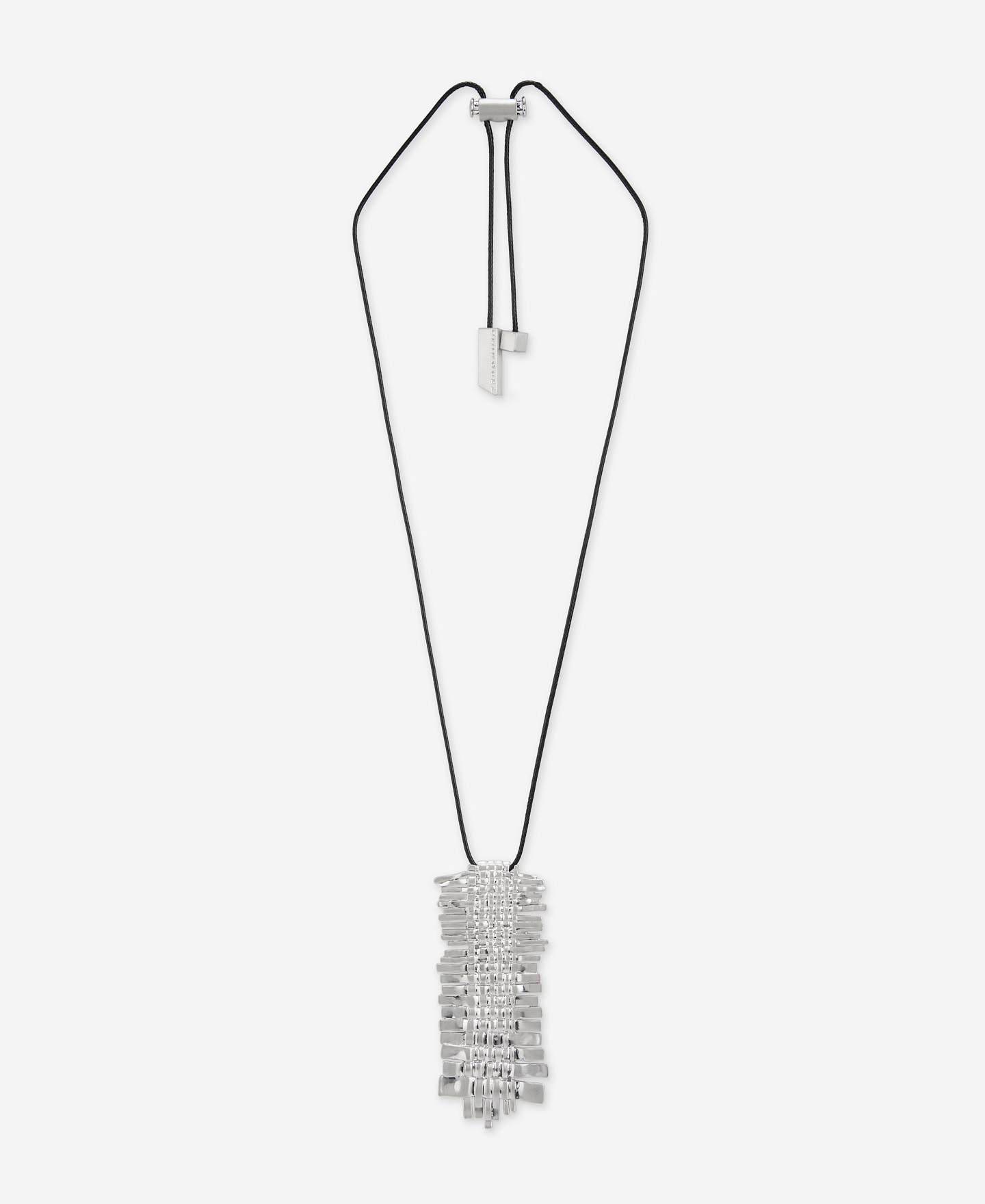 Collier en zinc argenté femme image number 0