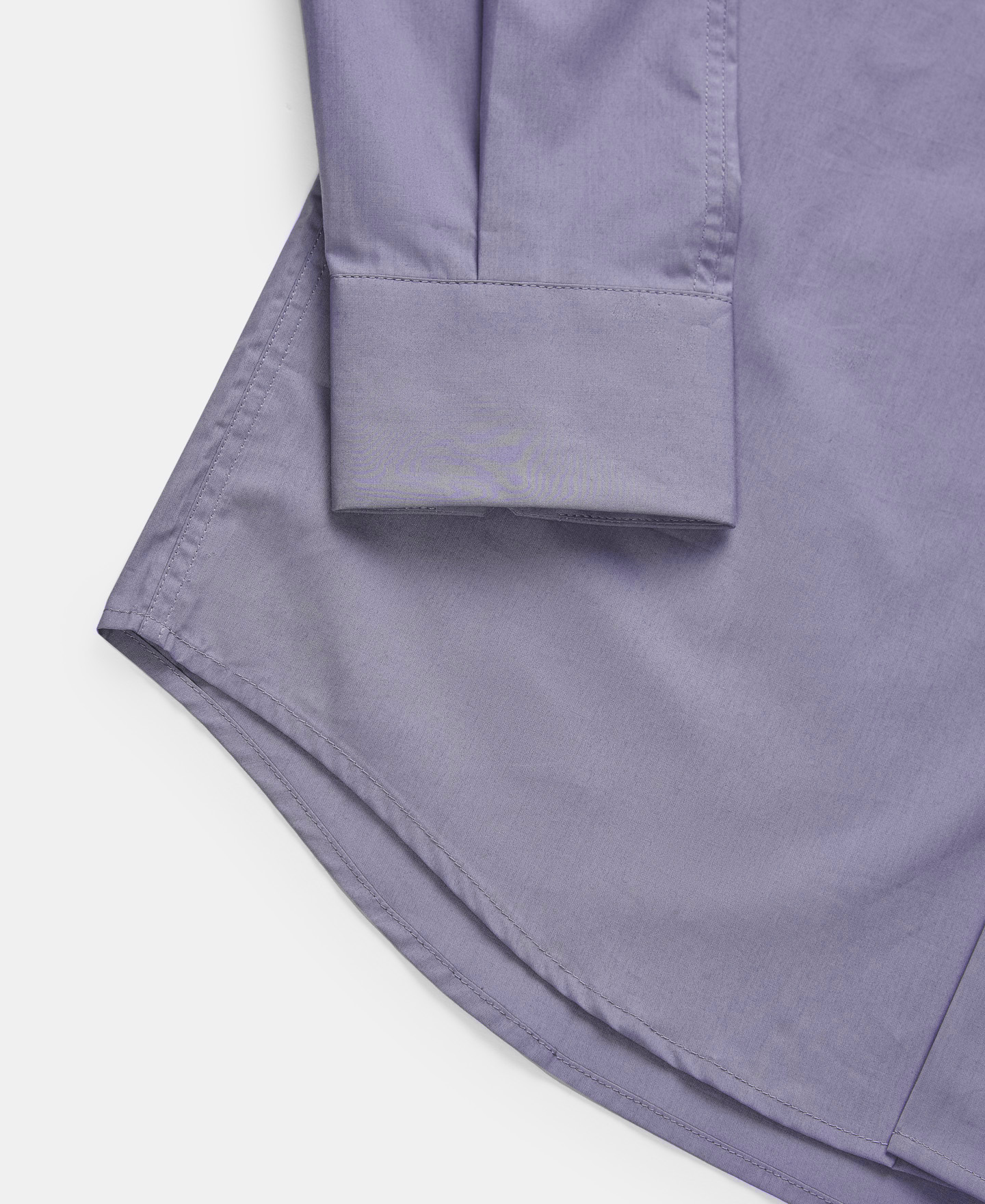 Mandorin collar shirt in cotton image number 6