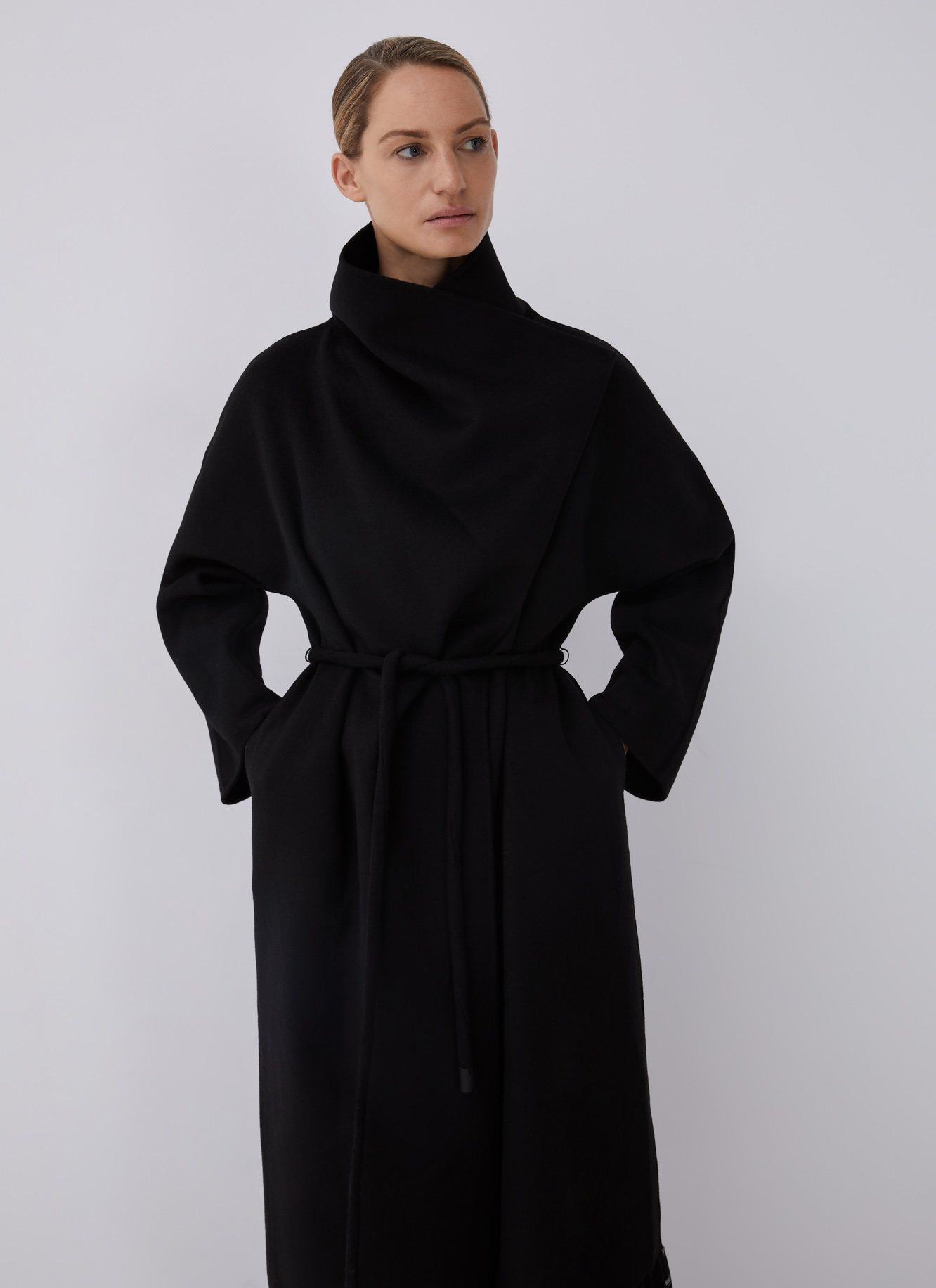 Double-faced wrapping coat image number 0