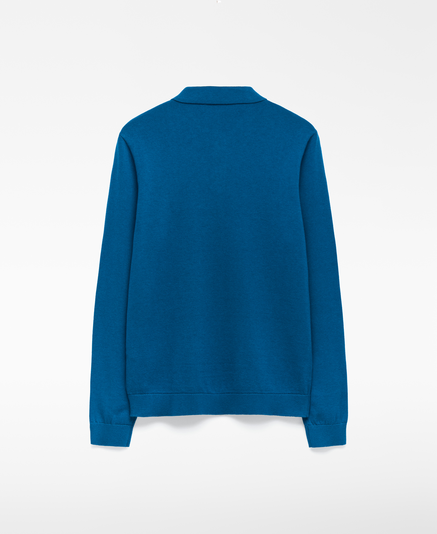 Regular fit long sleeve polo shirt man image number 5