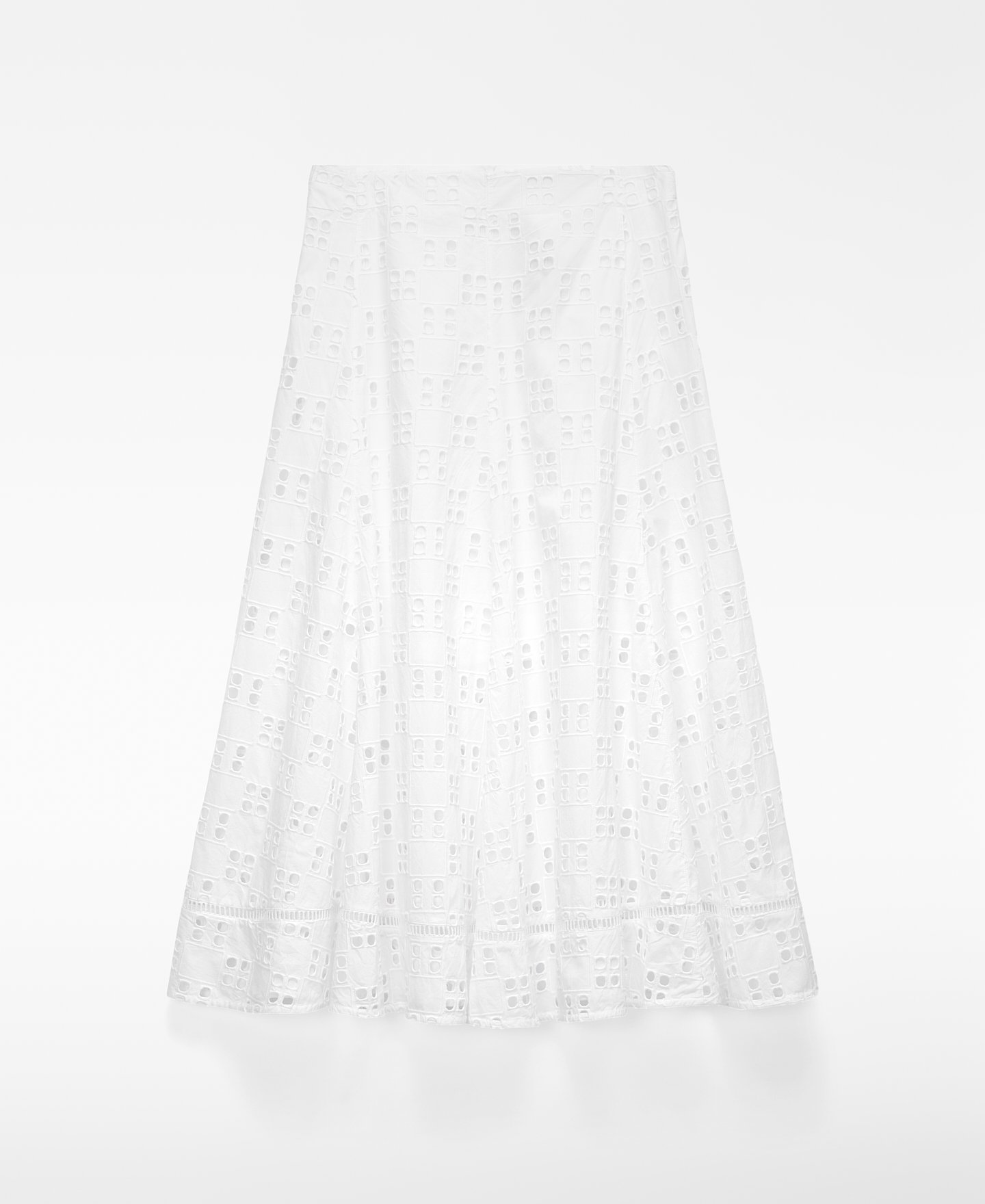 Falda evas&eacute; bordado ingl&eacute;s popel&iacute;n image number 4