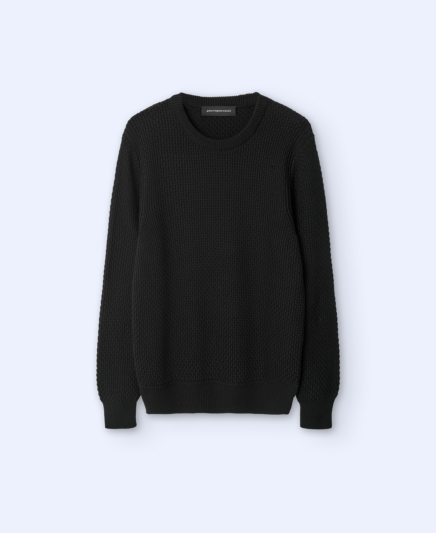 コットンのストラクチャ クルーネックセーター image number 4