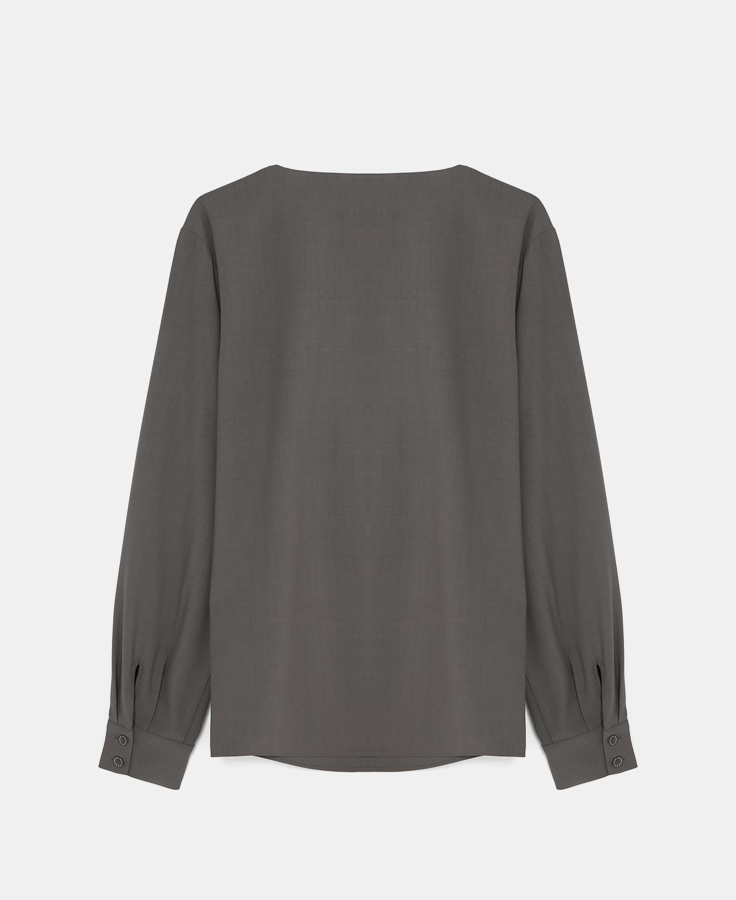 Diagonal placket shirt image number 5