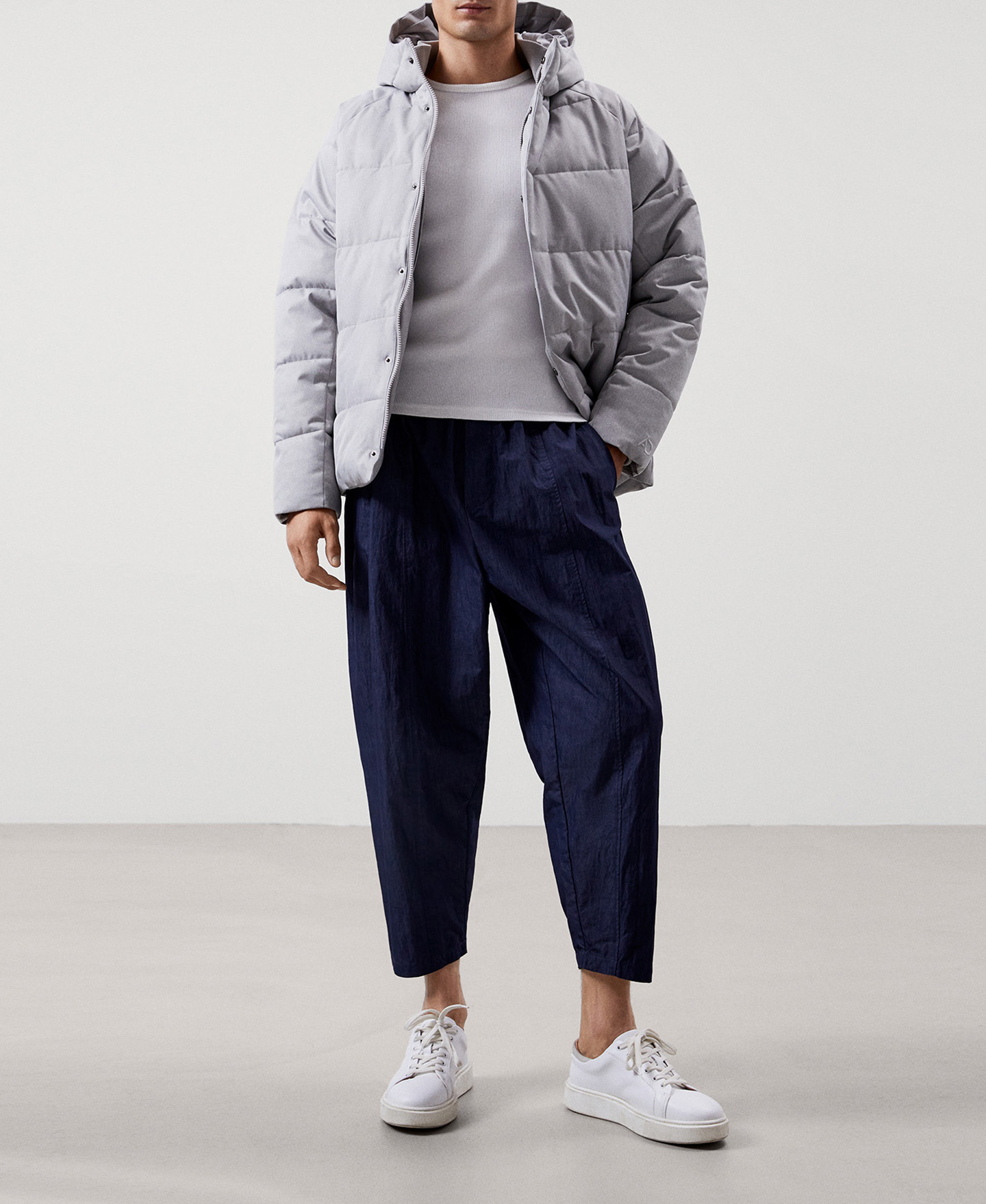 Padded hood jacket image number 1