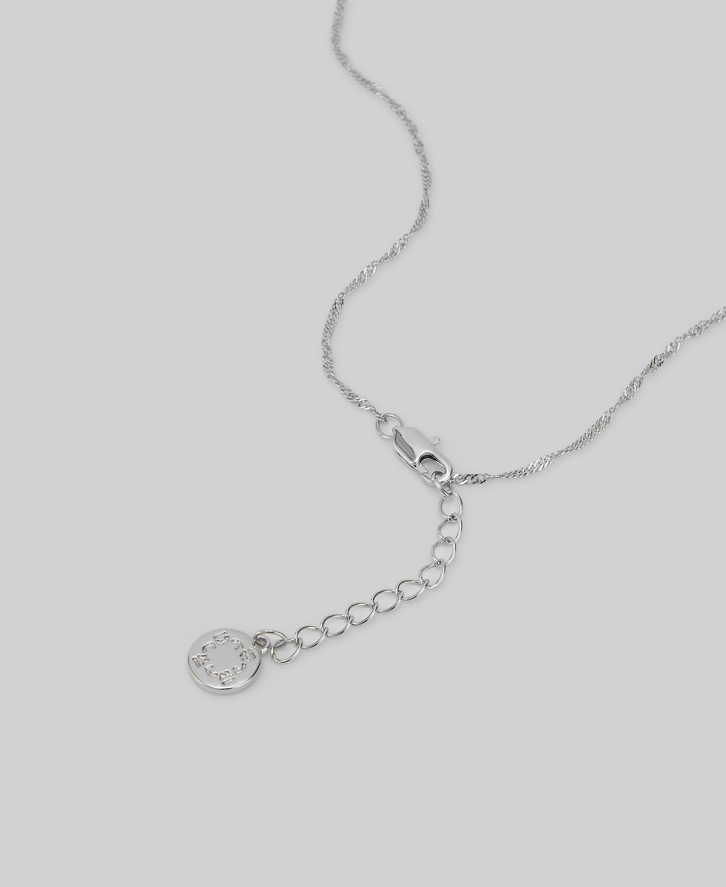 Chain necklace with natural pearl woman image number 2