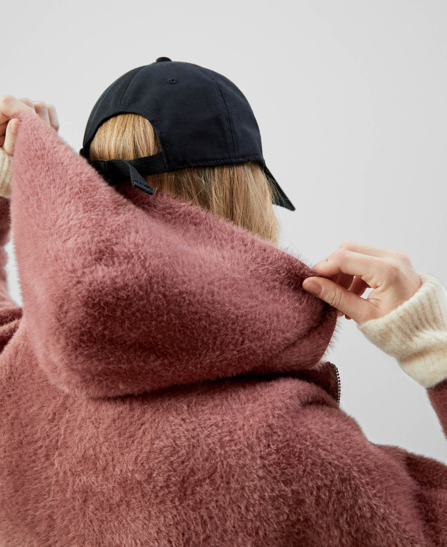 Batwing sleeve coat image number 3