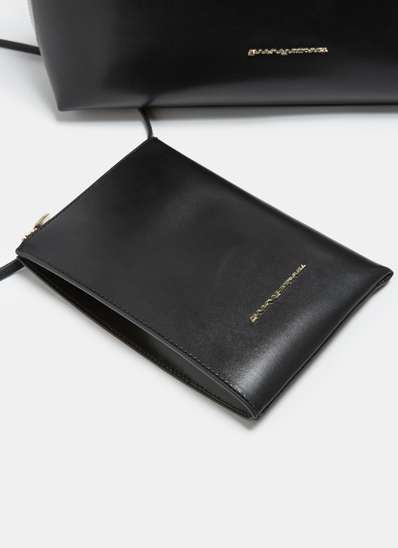 Glossy vachetta leather mini-bag image number 2