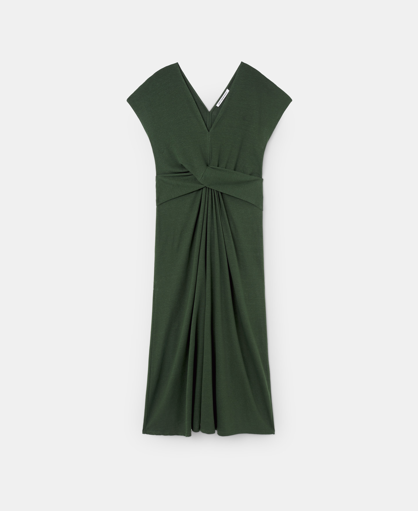 Midi dress in linen image number 4
