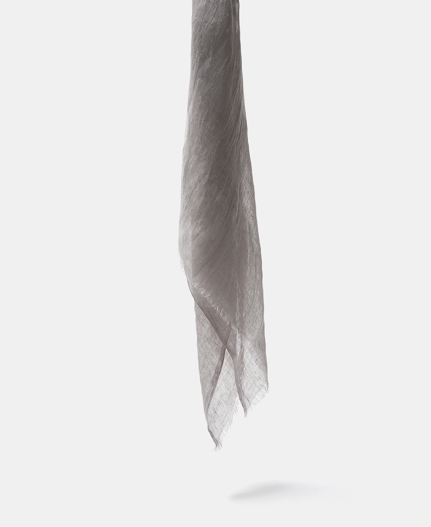 Plain linen foulard image number 1